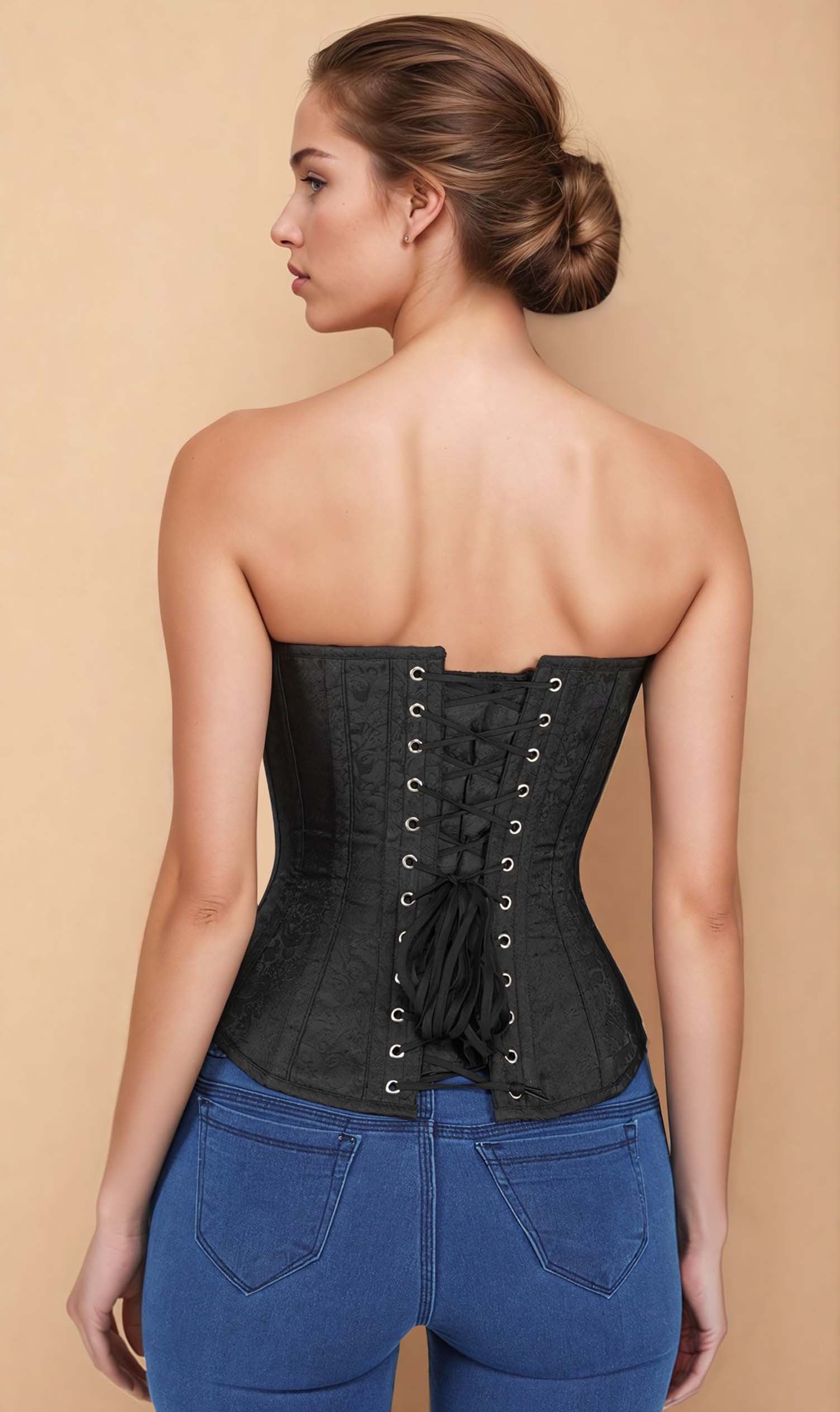 Blaise Overbust Black Corset