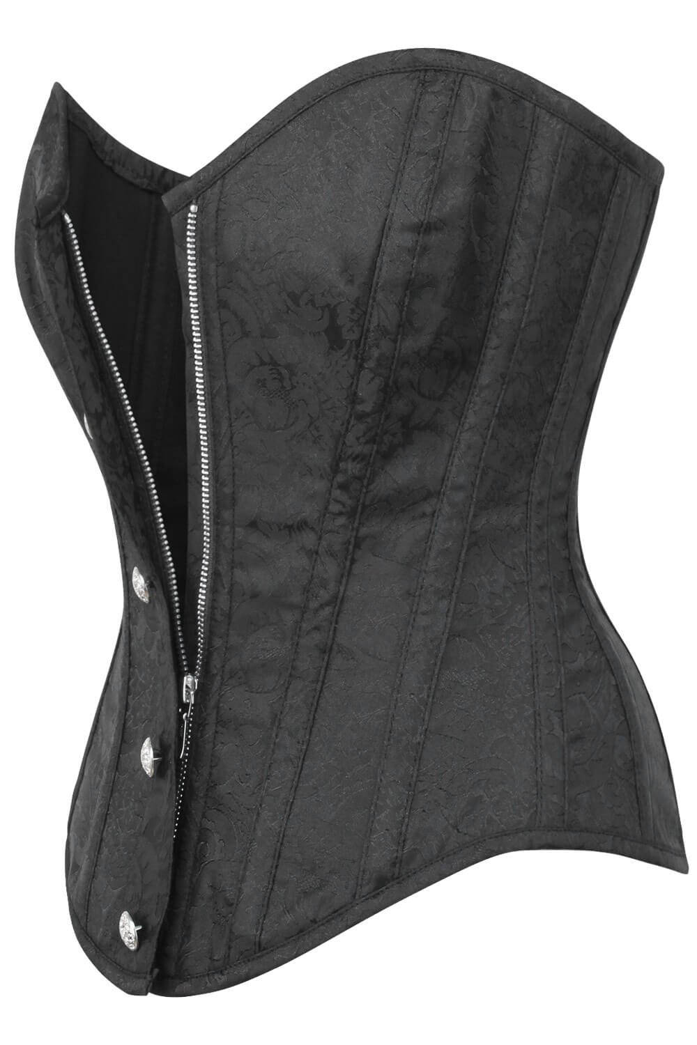 Blaise Overbust Black Corset