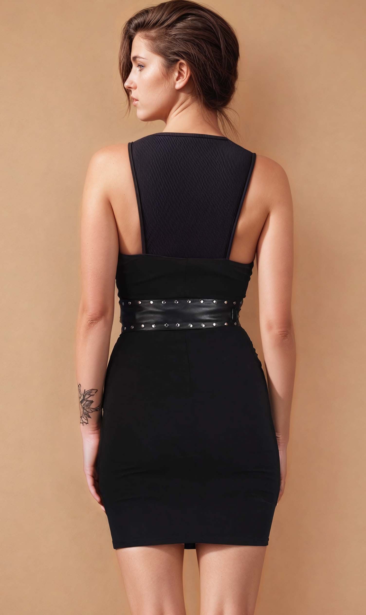 Jaquan Black Corset Belt