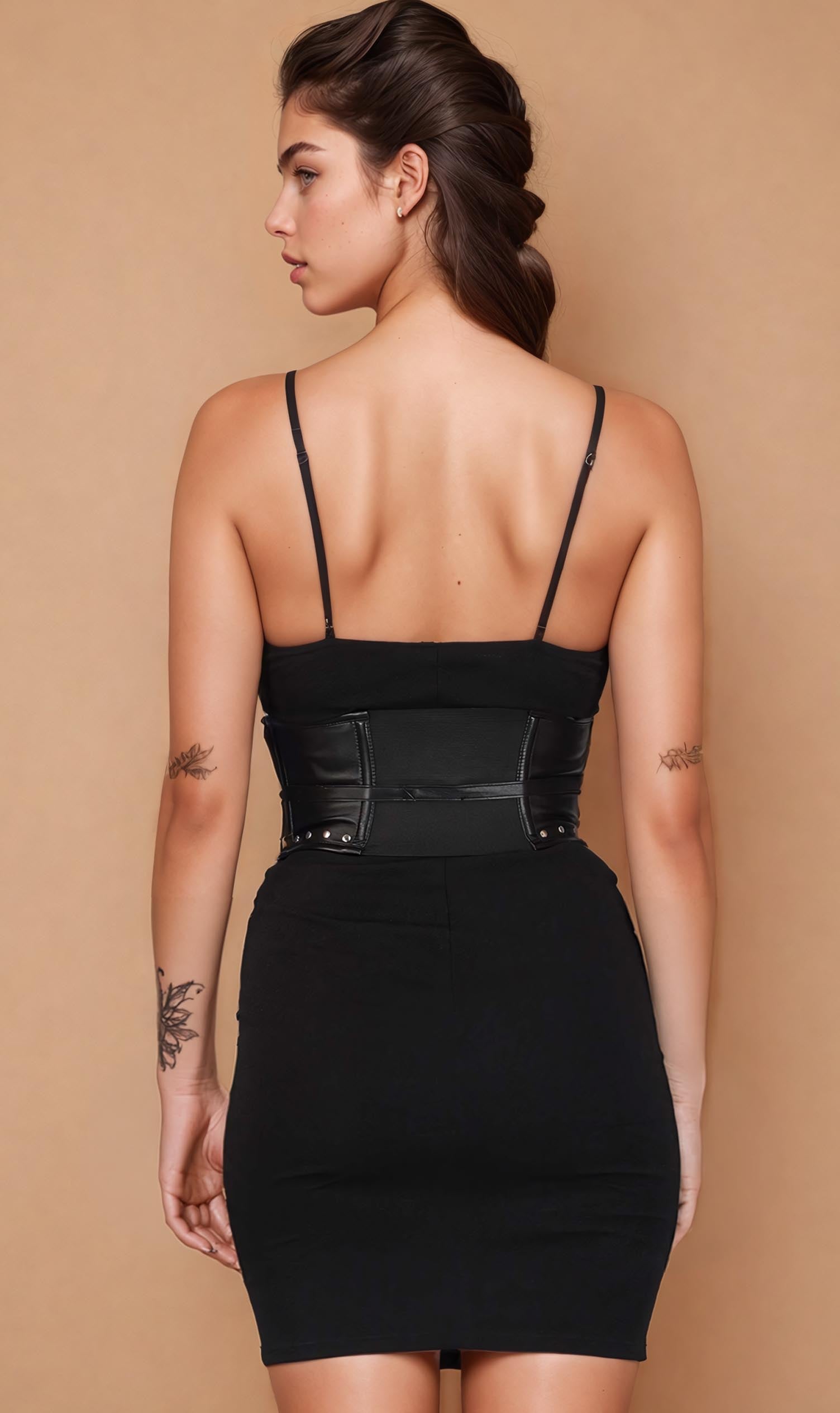 Kyden Faux Leather Corset Belt