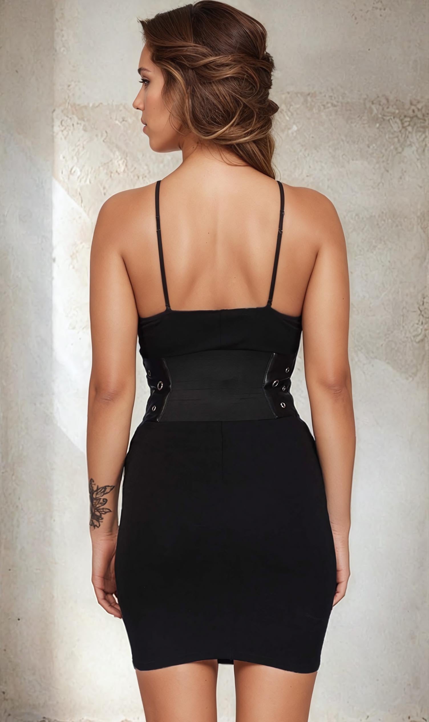 Sapphira Black Corset Belt