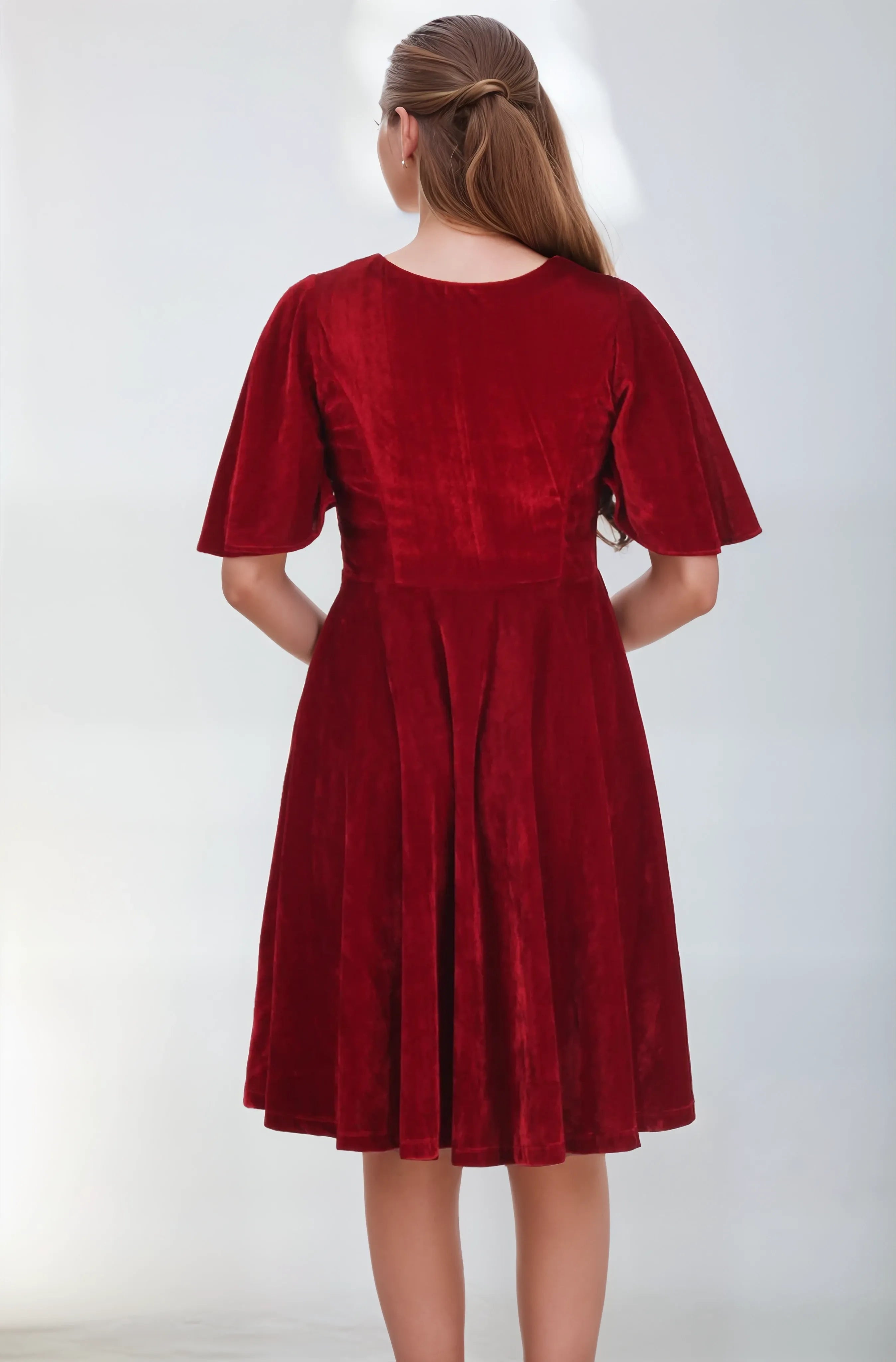 Peearl Fit and Flare Midi Dress