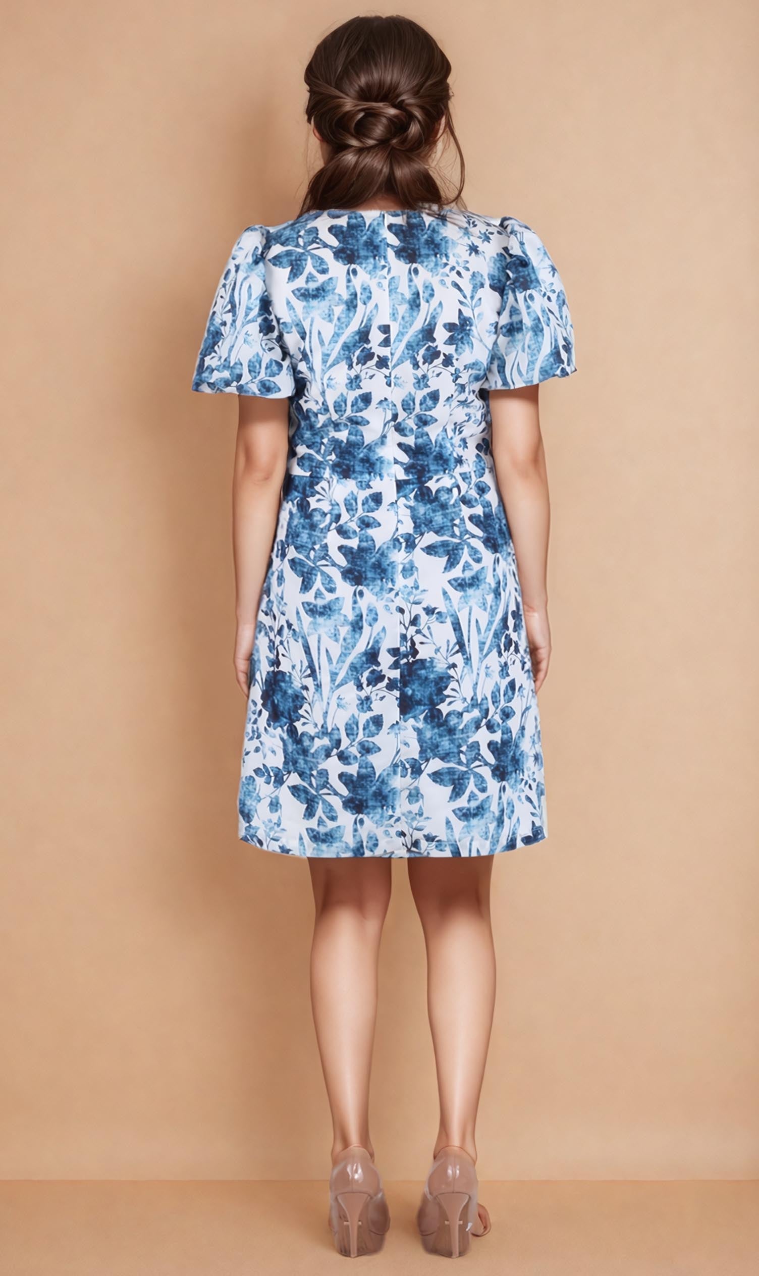 Raquel Balloon Sleeve Dress