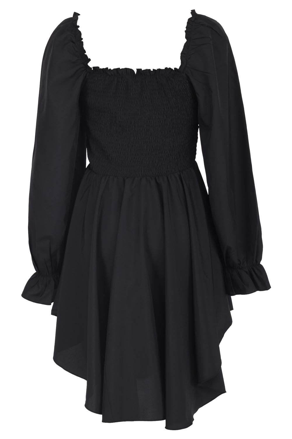Corley Brocade Dress with Bishop Sleeves
