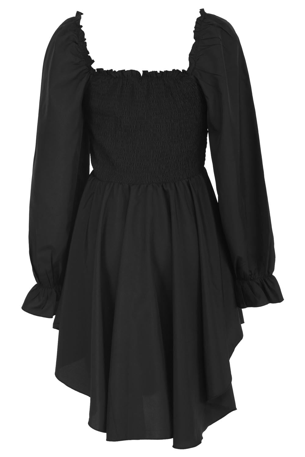 Corley Brocade Dress with Bishop Sleeves