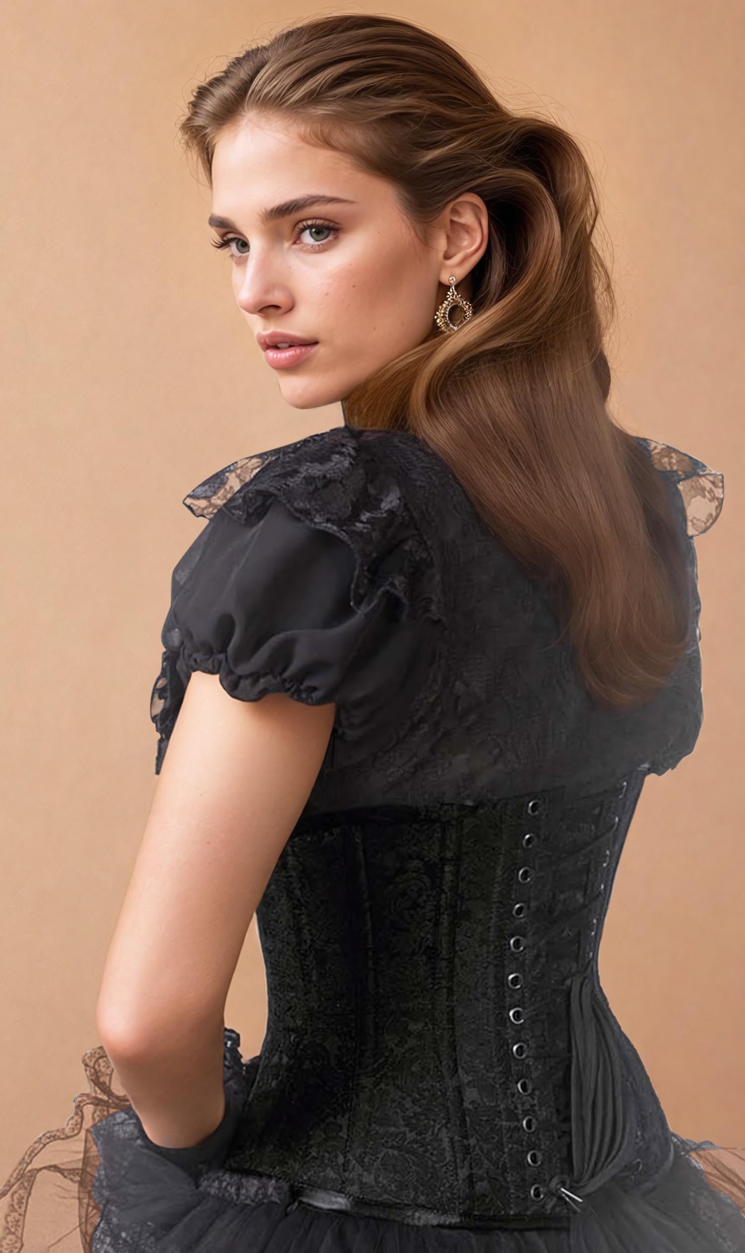 Rebecca Brocade Underbust Corset