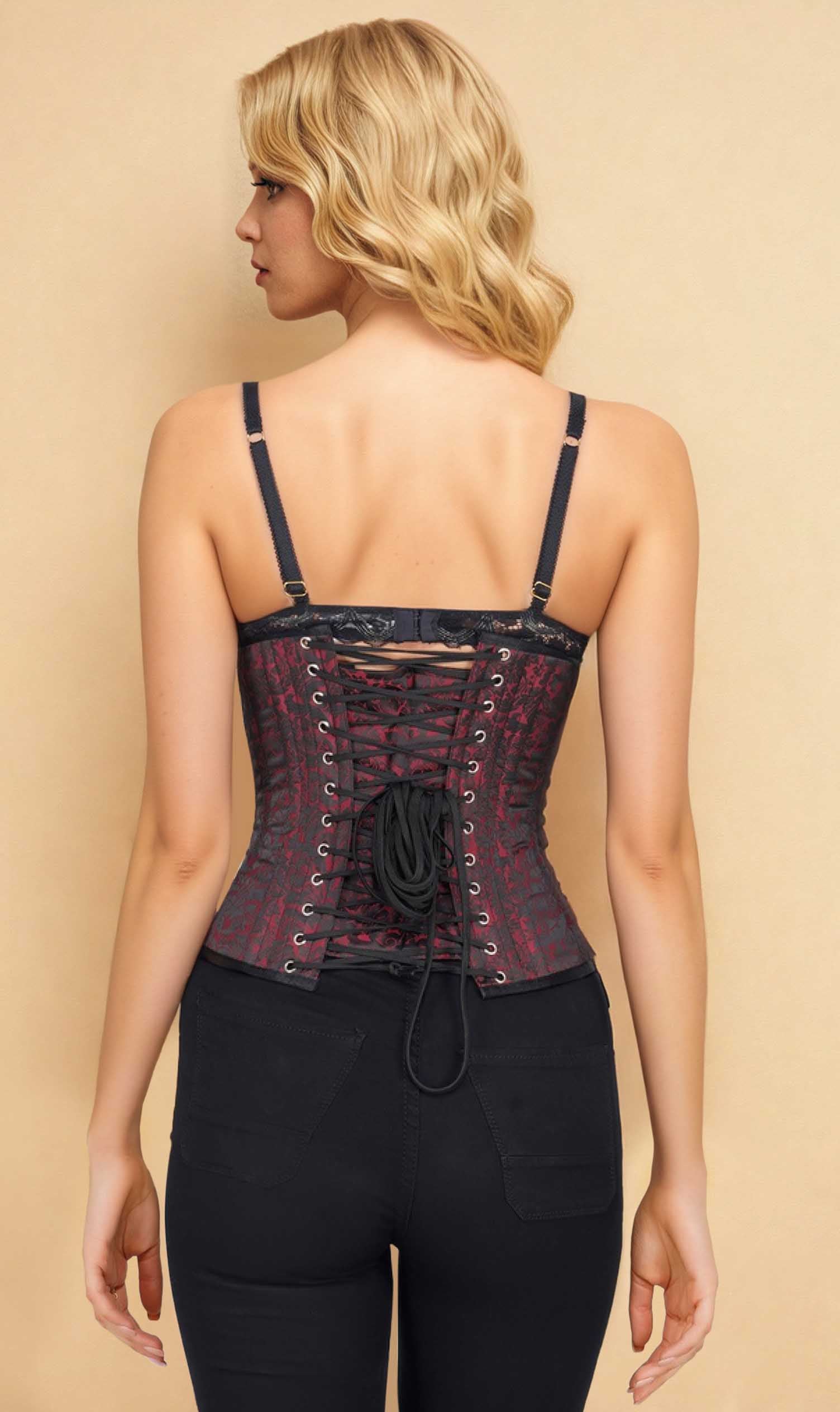Nyla Brocade Underbust Steel Bone Corset