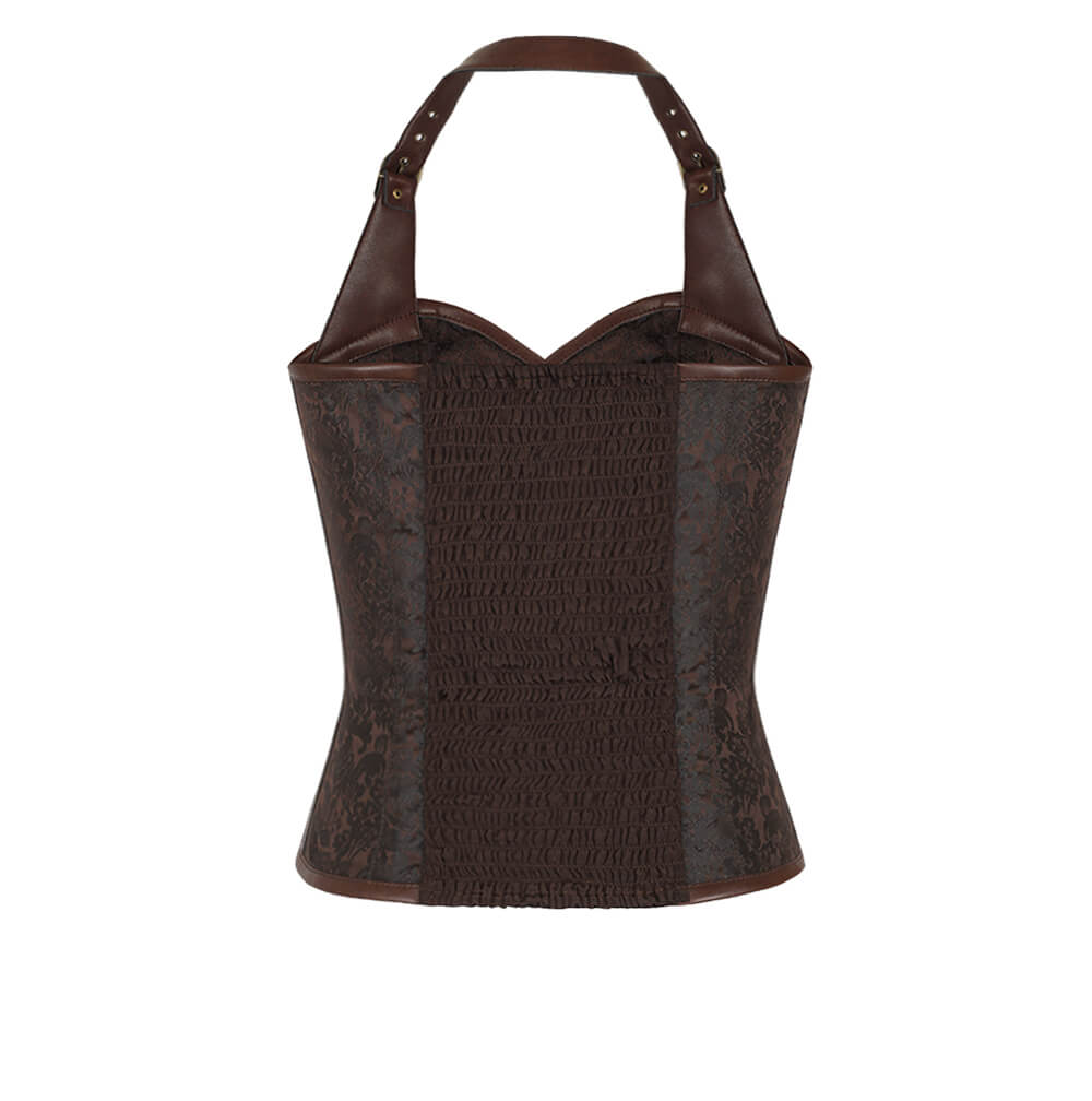 Helsin Halter Neck Steampunk Corset Top