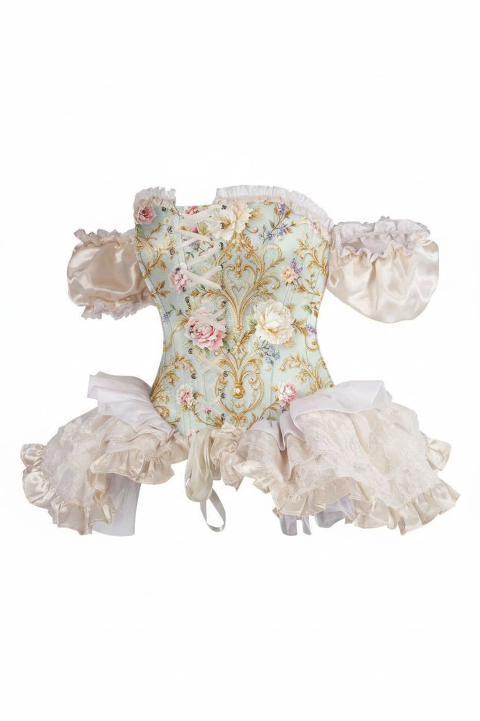 Mylene Rococo Baroque with Rose Cinderella Corset