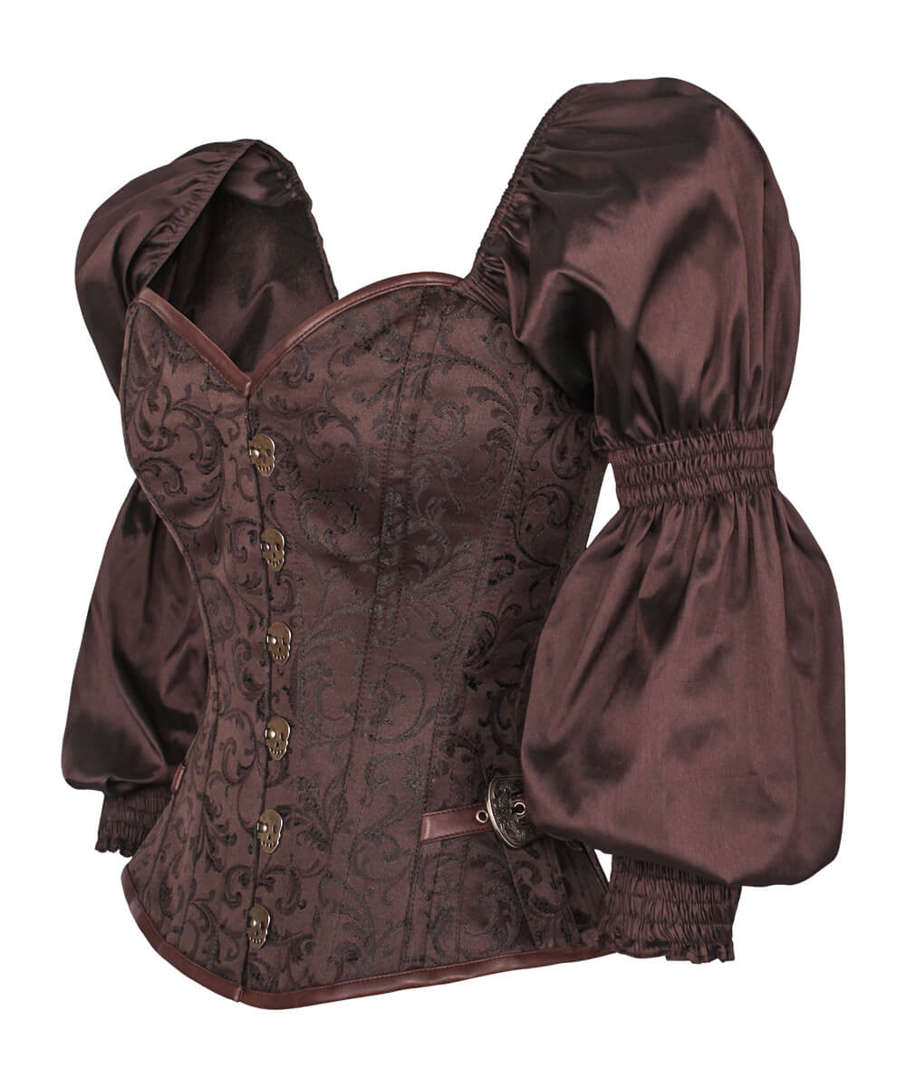 Raimondo Steampunk Overbust Skull Busk Corset