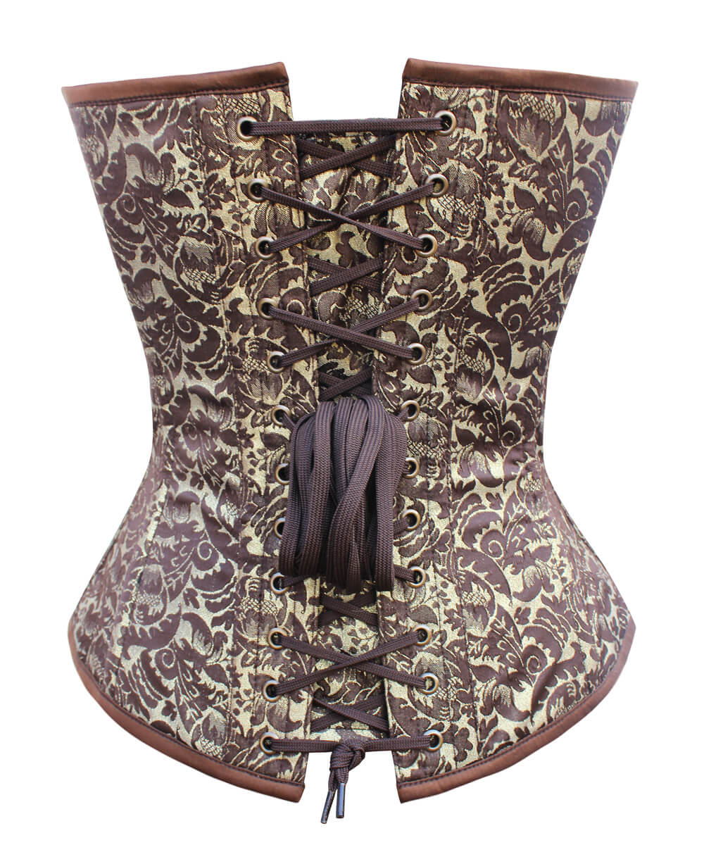 Destry Steampunk Brocade Overbust Corset