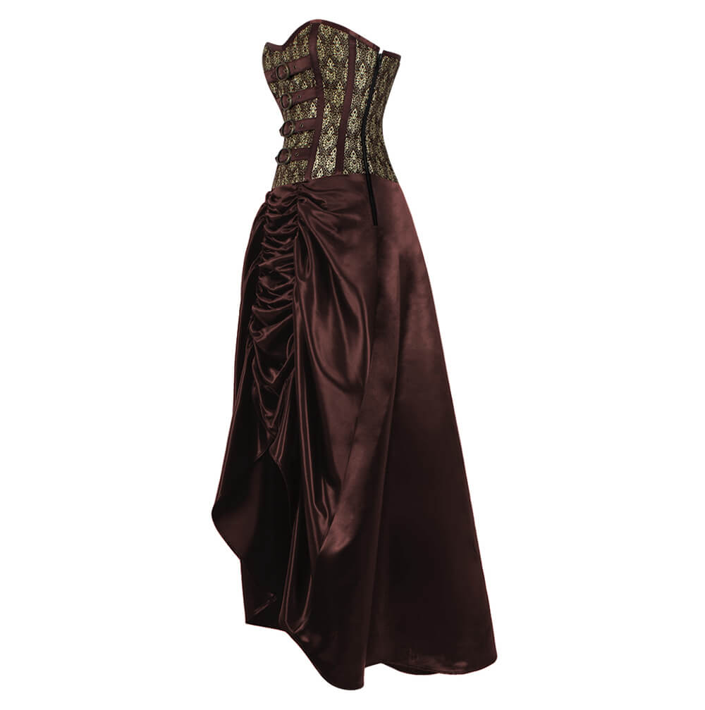 Katharina Overbust Steampunk Corset Dress
