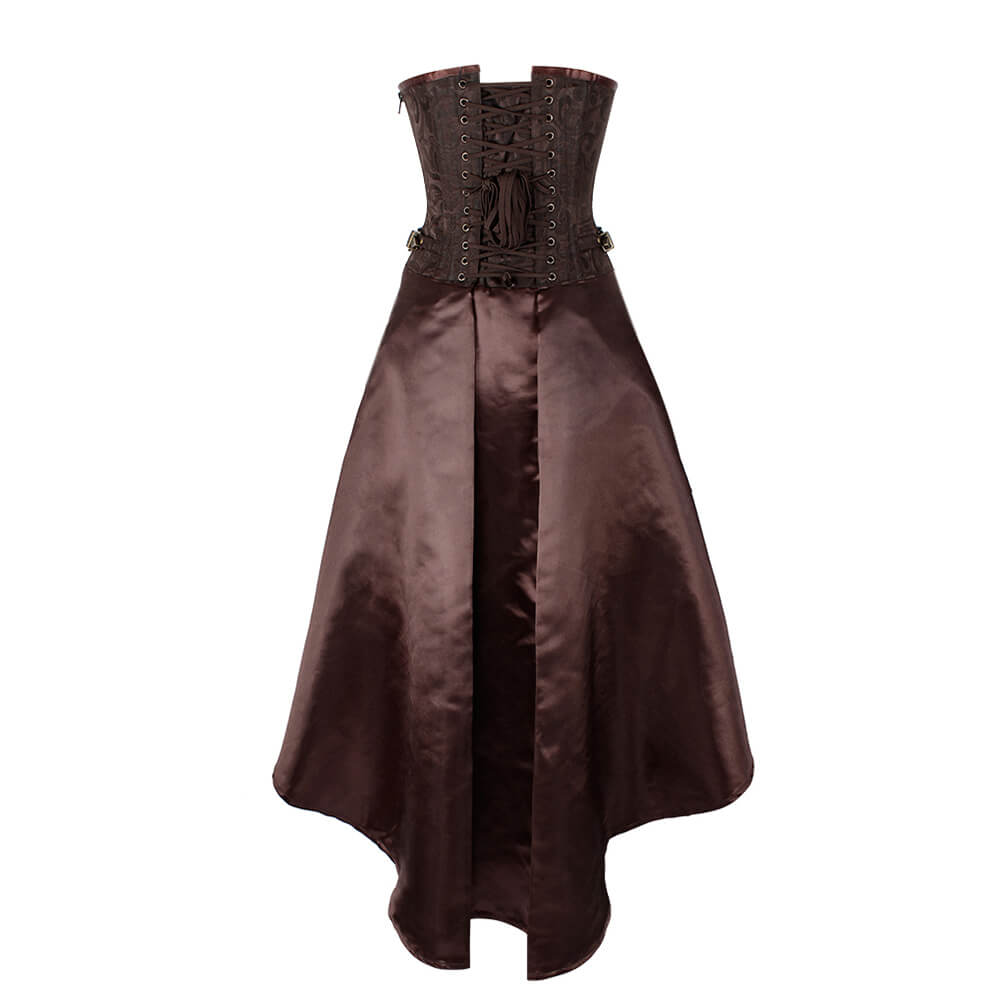 Trennen Steel Boned Steampunk Corset  Dress