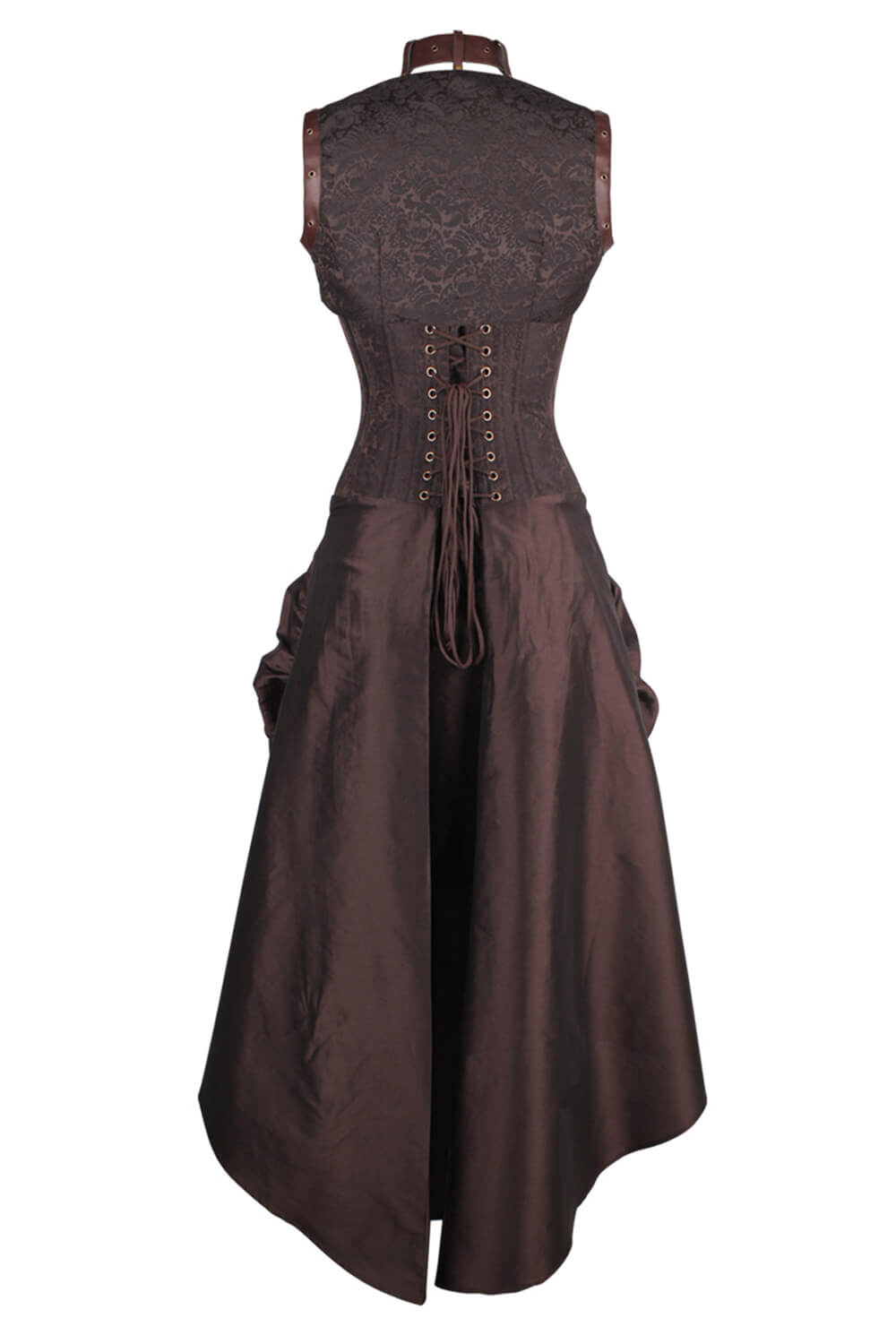 Floriano Overbust Steampunk Corset Dress with Shrug