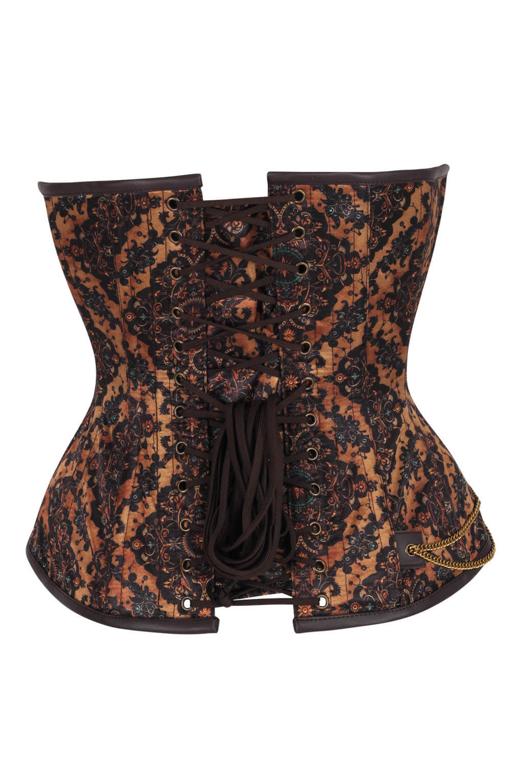 Tannis Ornate Floral Overbust Steampunk Corset