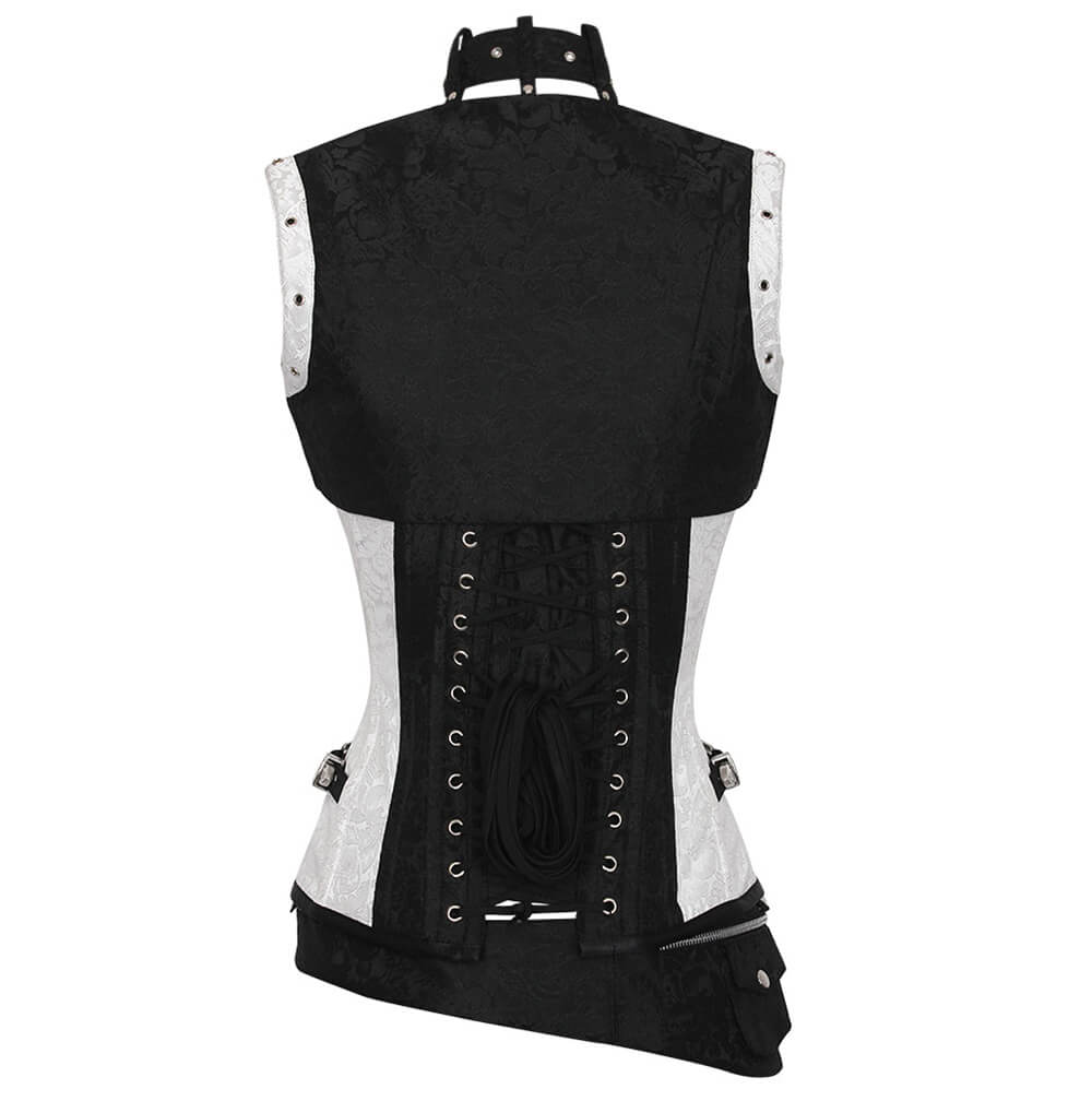 Alvine Steampunk Overbust Corset with Shrug