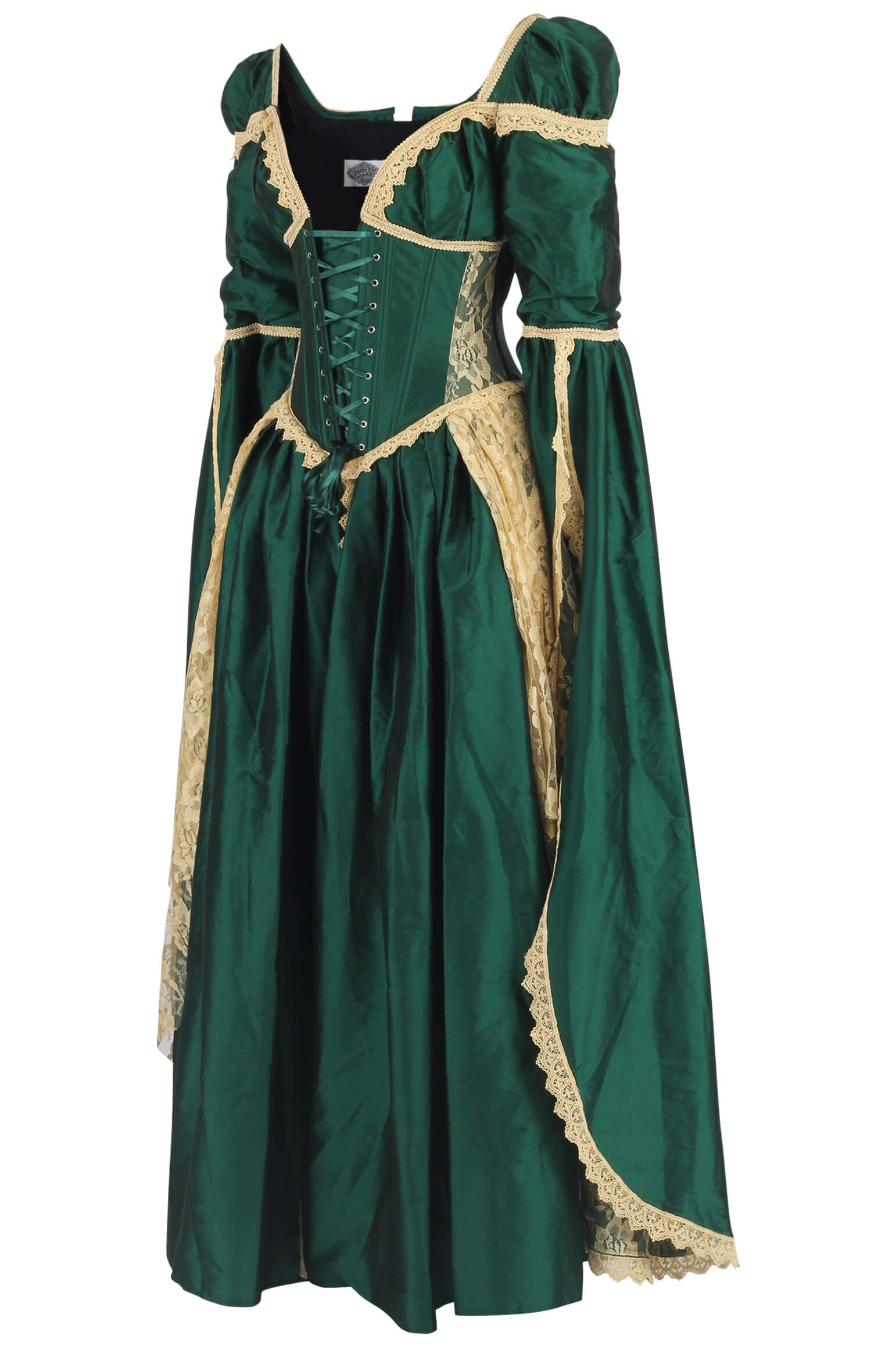 Loriann Rococo Green Elven Corset Dress