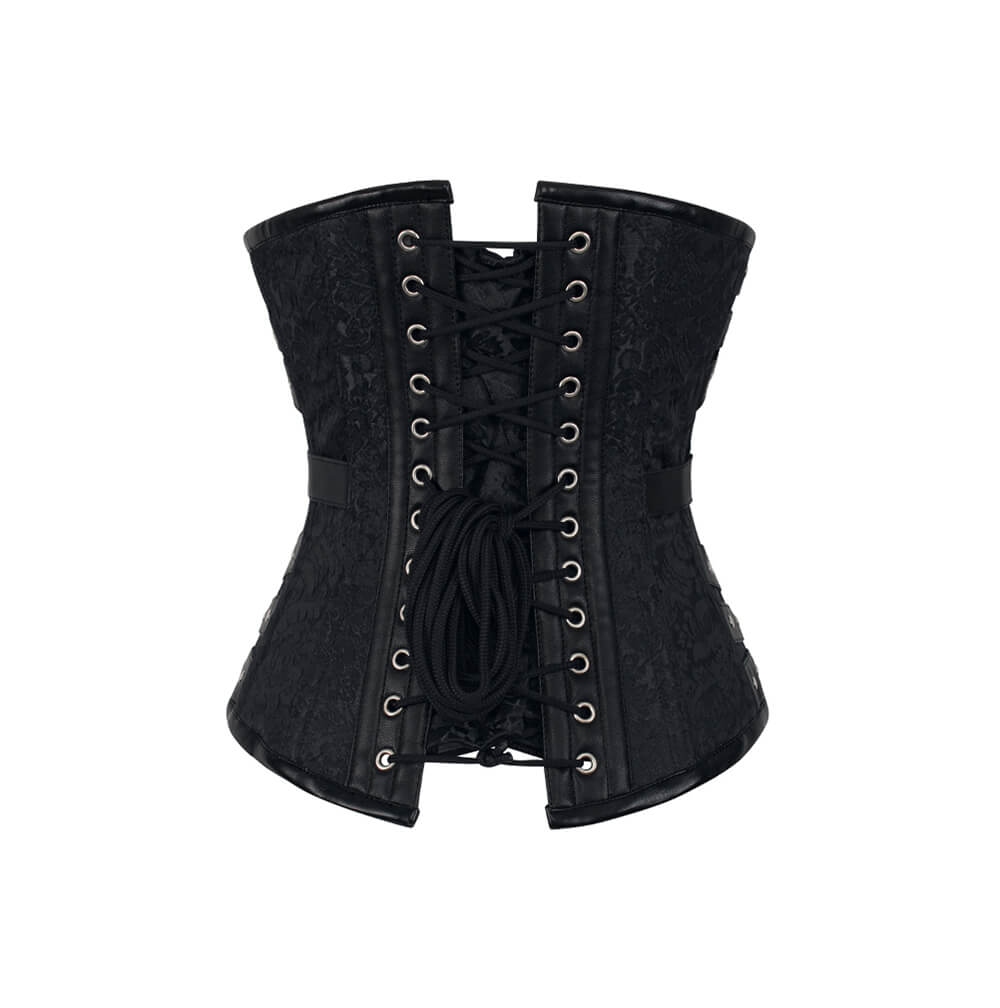 Schaeffer Steampunk Underbust Black Corset