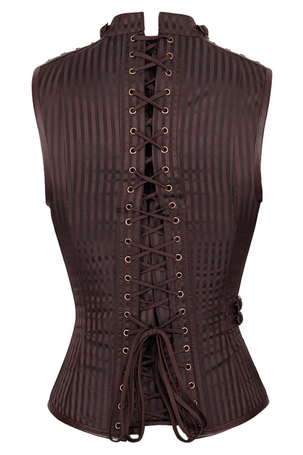 Dankmar Steampunk Men's Overchest Corset