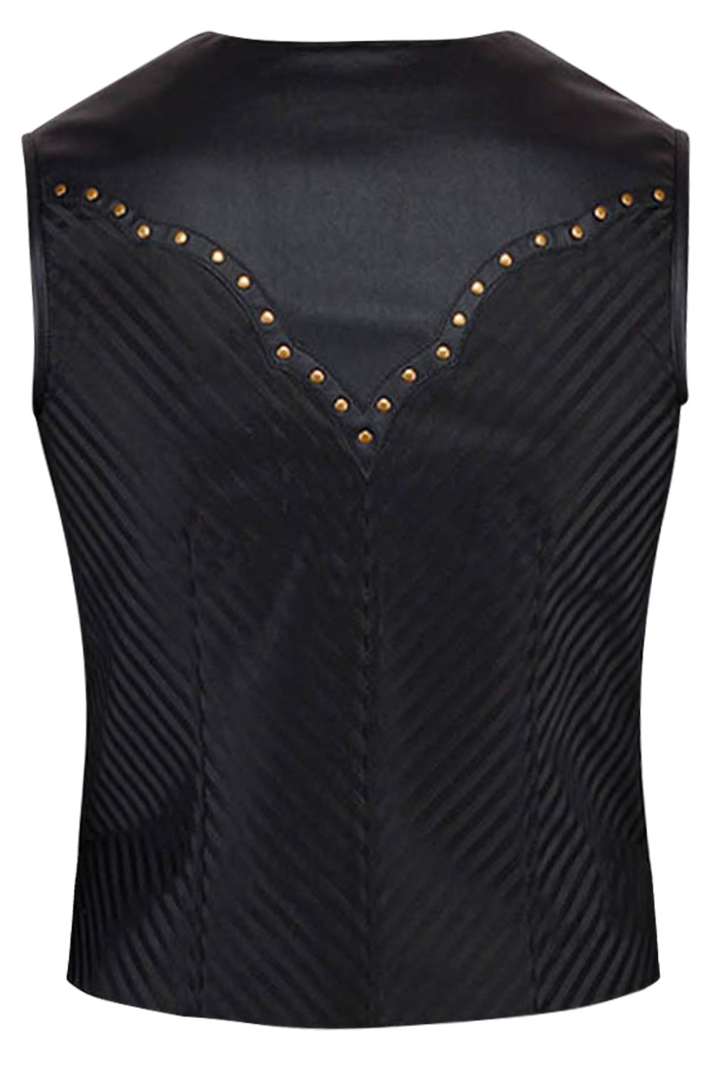 Linde Steampunk Single Breasted Black Waist Coat