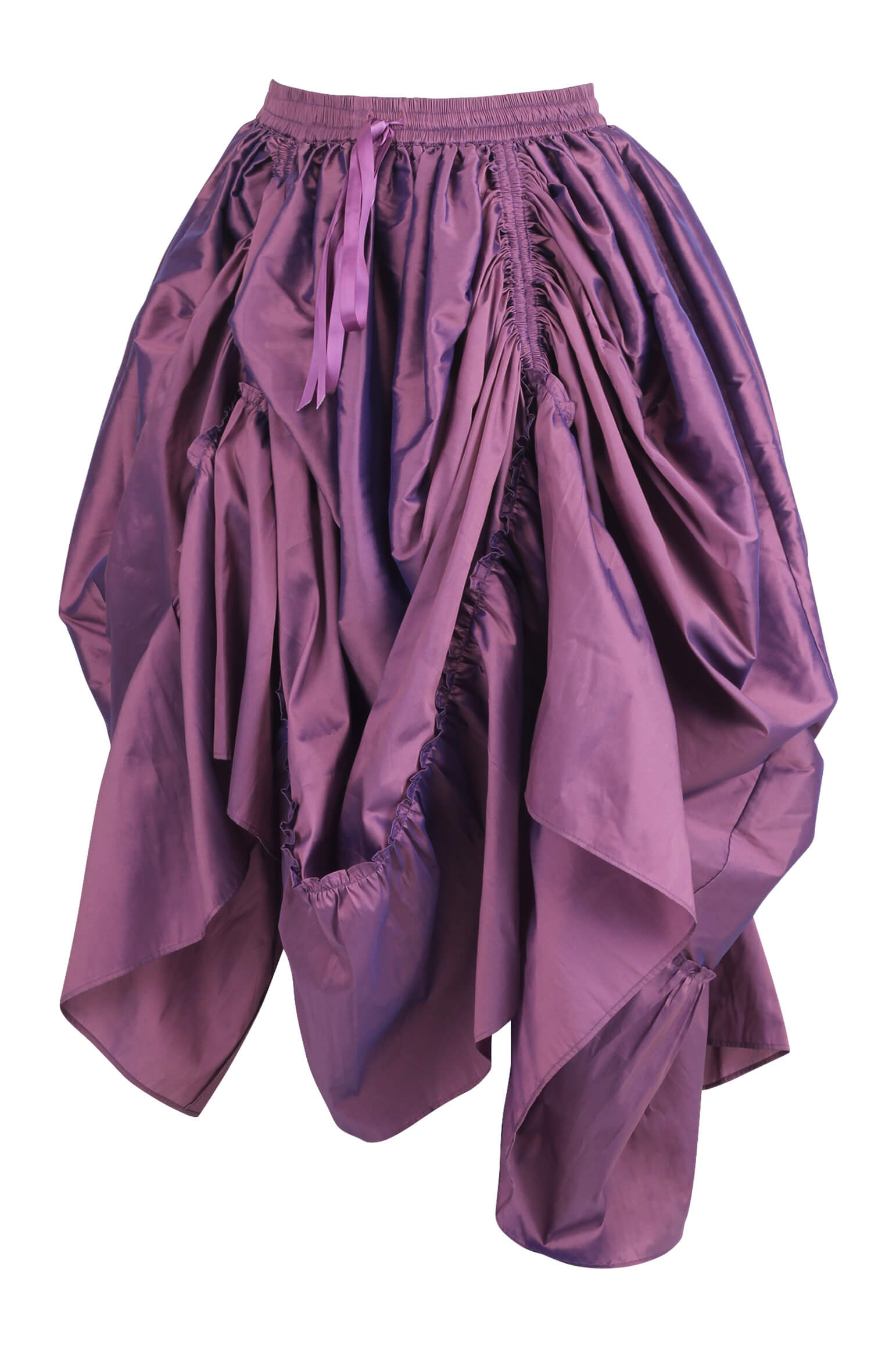 Haileigh Rococo Lilac Taffeta Bustle Skirt