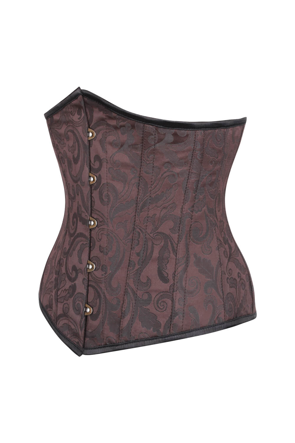 Jadien Waist Reducing Brown Brocade Corset