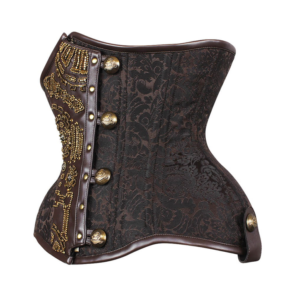 Capta Curvy Embroidered Waist Trainer Corset