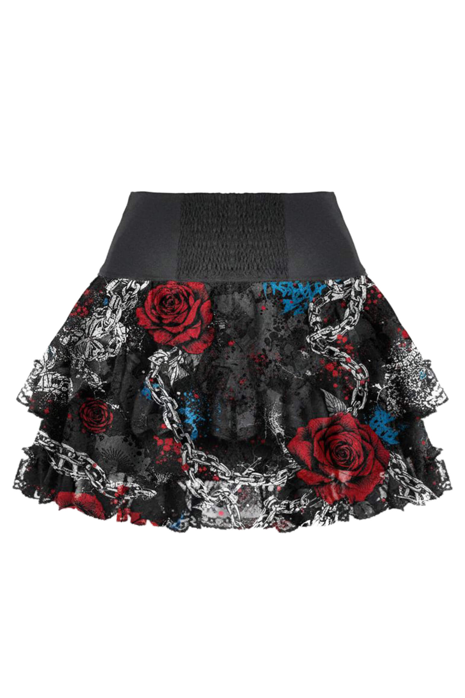 Ginna Baroque Gothic Inspired Mini Skirt