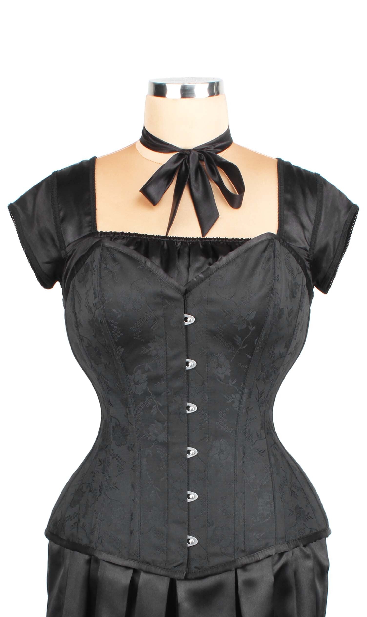 Dee Sweet Heart Floral Brocade Corset