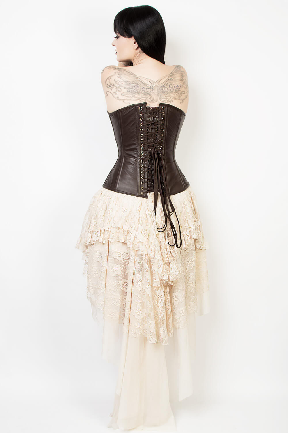Myrla Ivory Lace Gothic Skirt