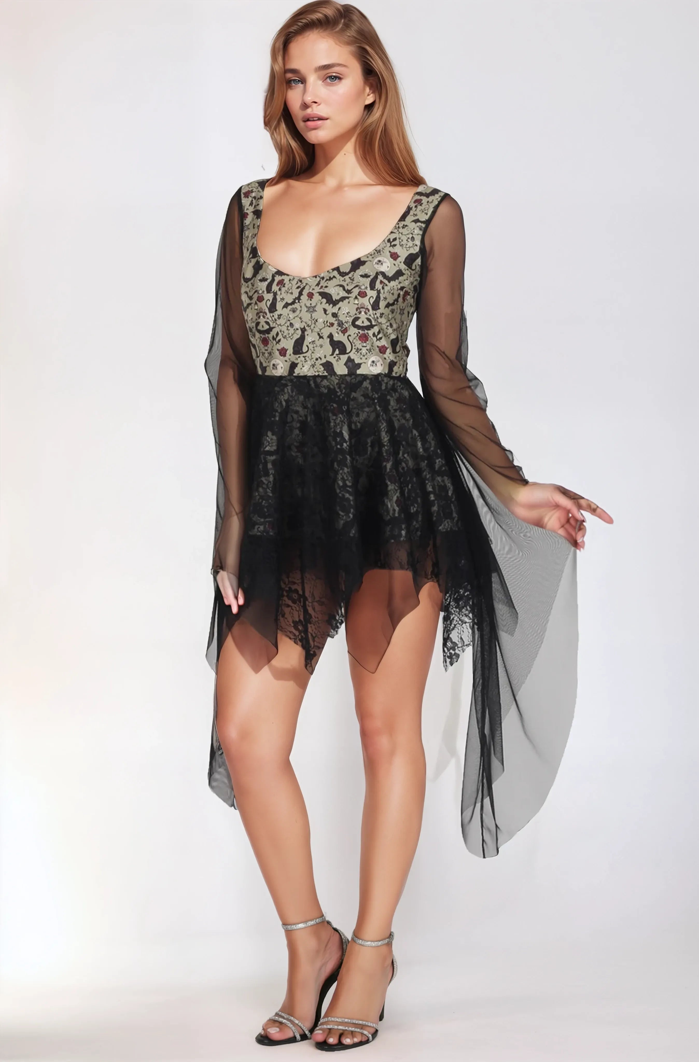 Alveena Gothic Inspired Dress