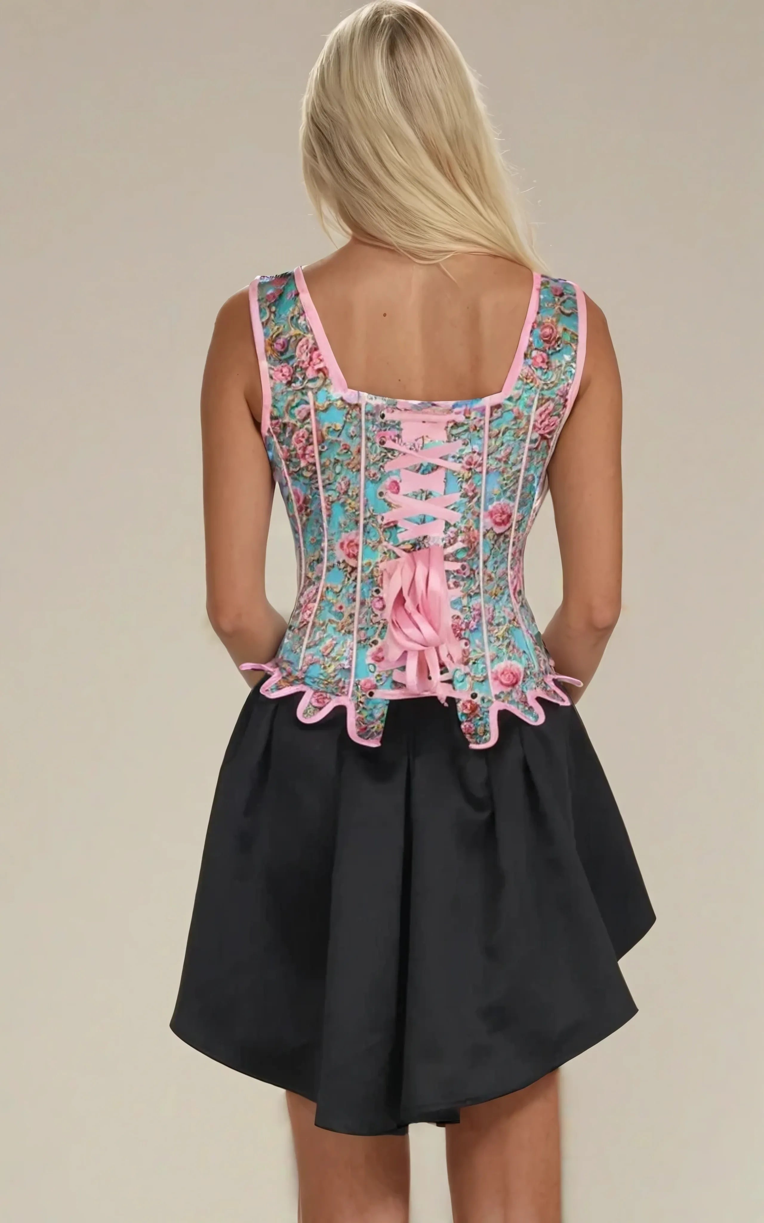 Jennie Floral Overbust Corset