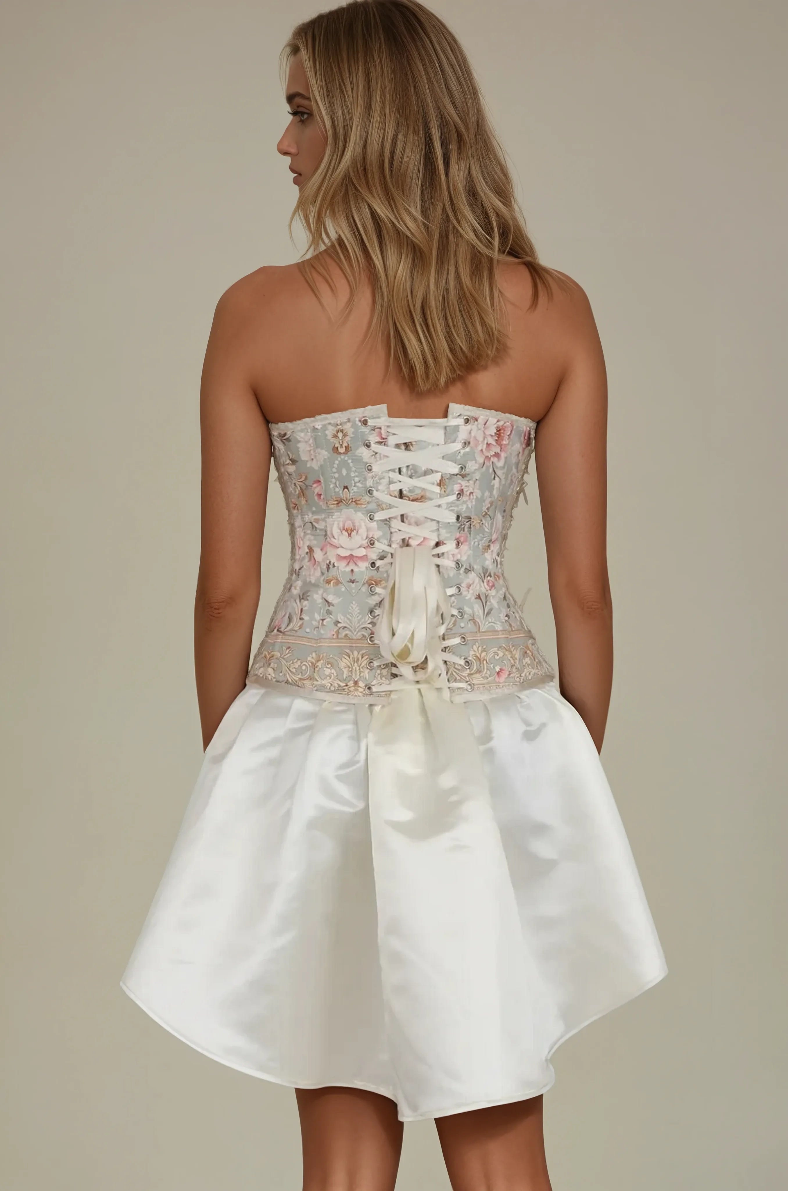 Evelynne Floral Overbust Corset