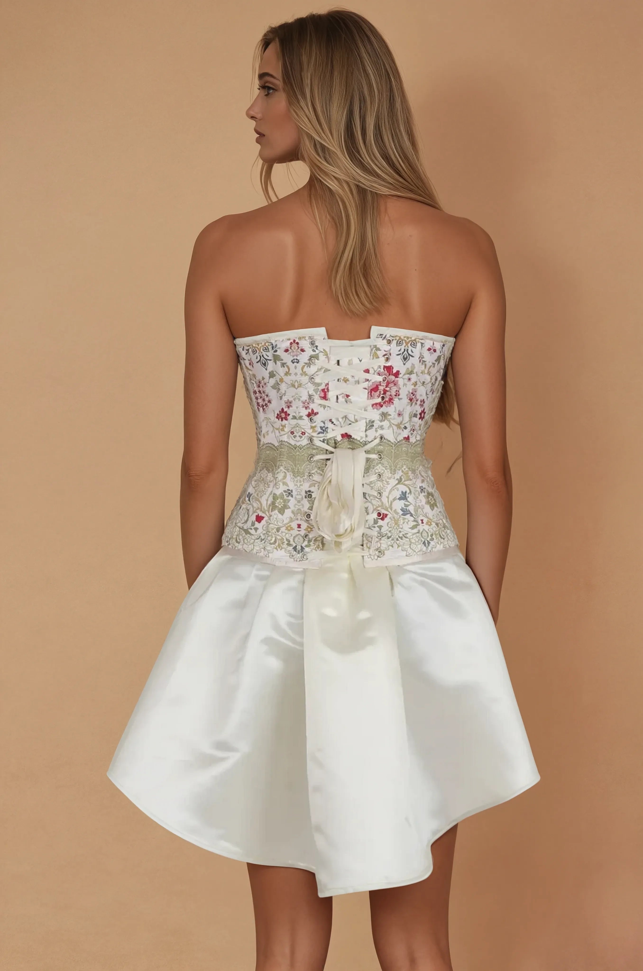 Raevyn Satin Overbust Corset