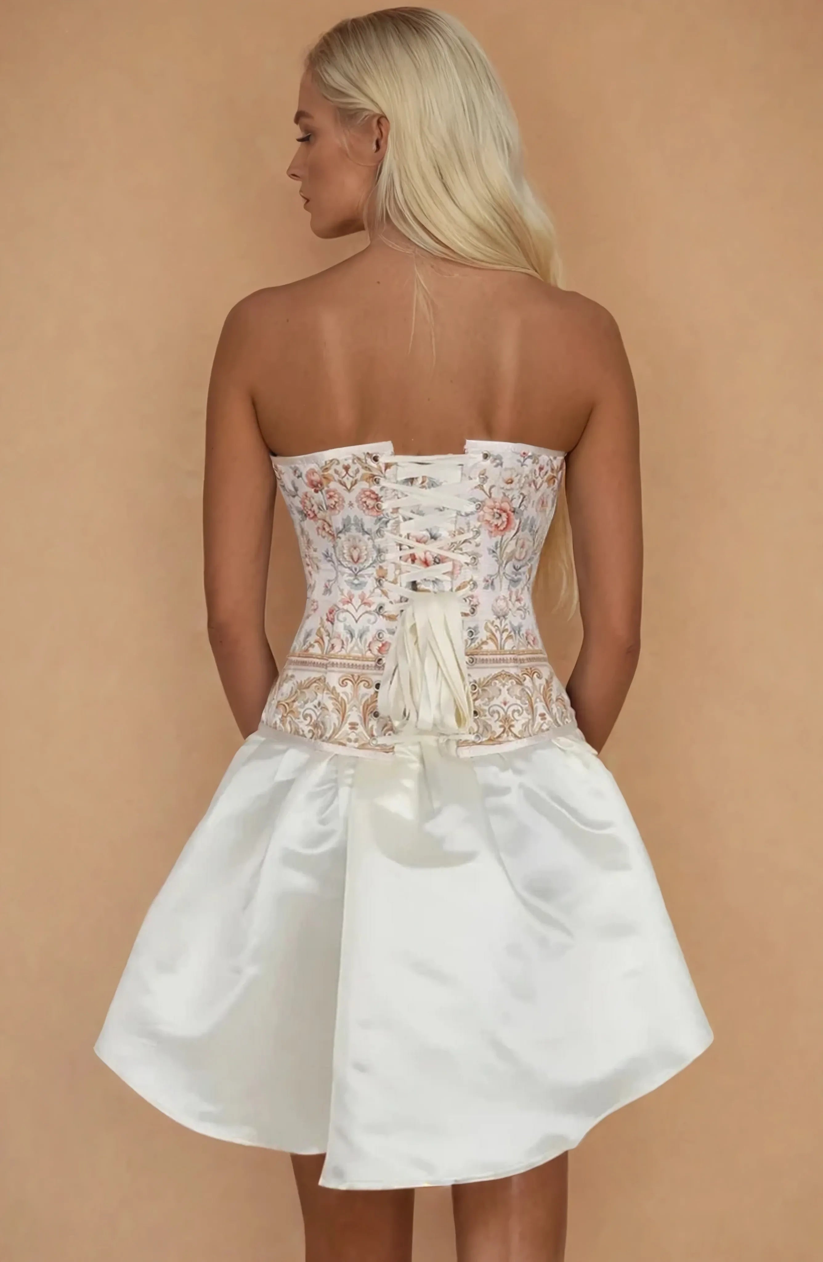 Marilynn Satin Overbust Corset