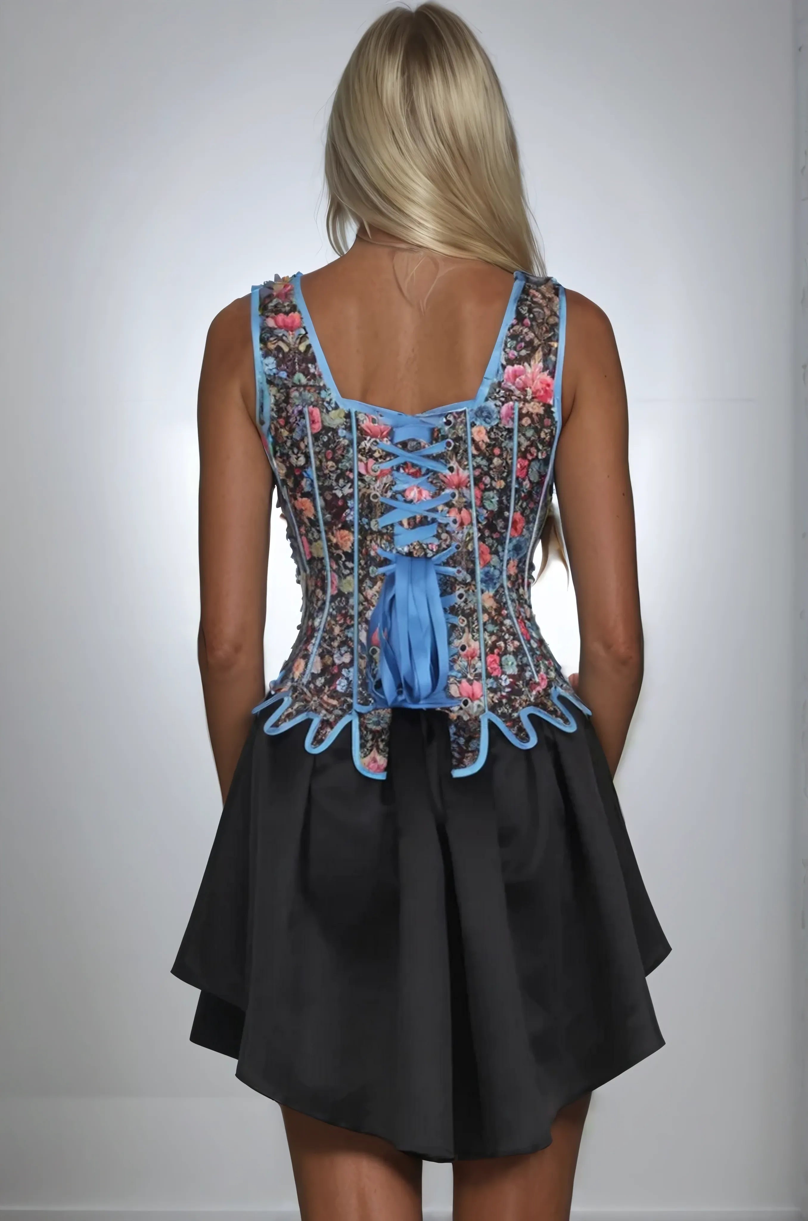 Nori Floral Overbust Corset