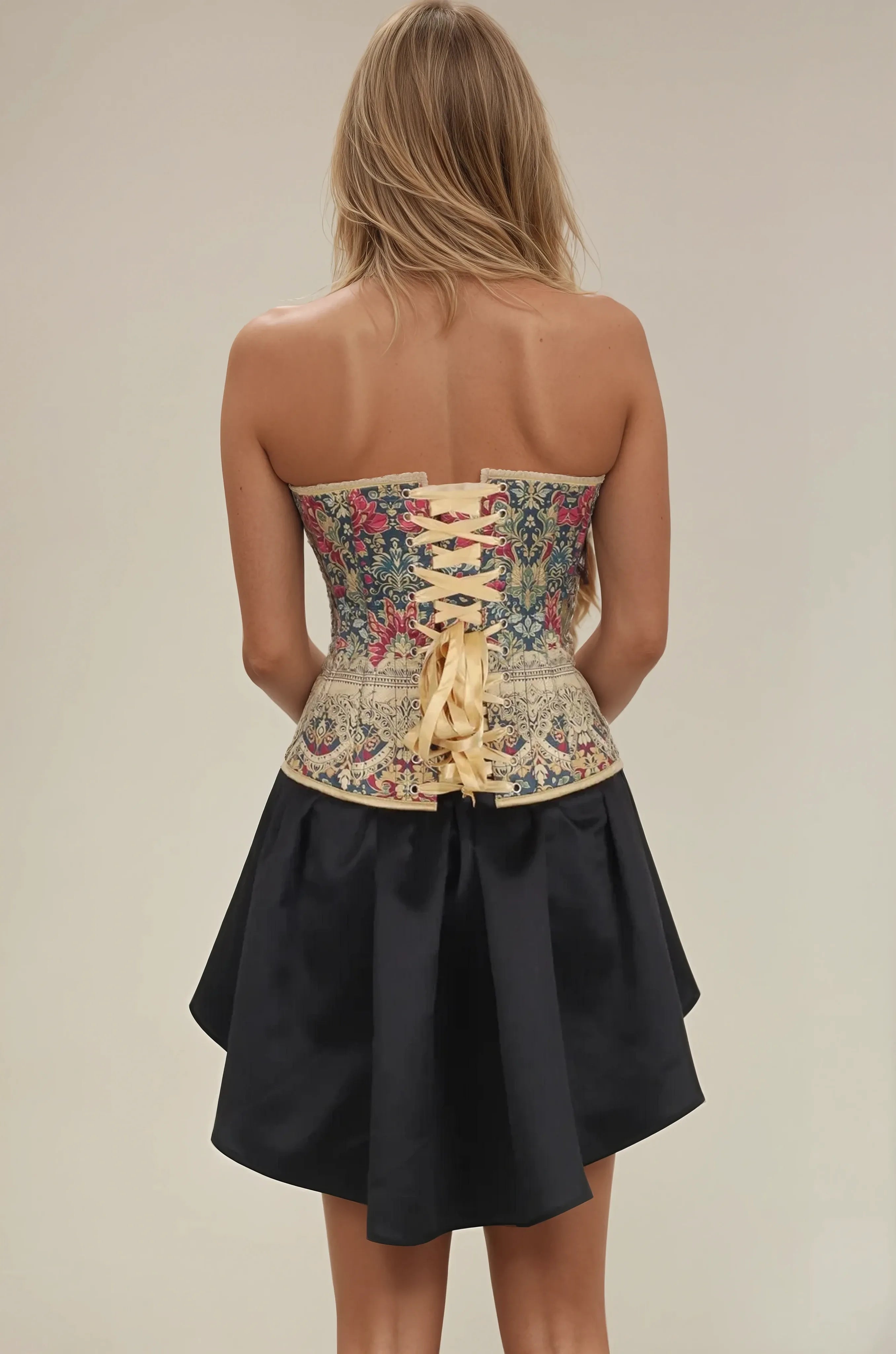 Janaya Victorian Satin Corset