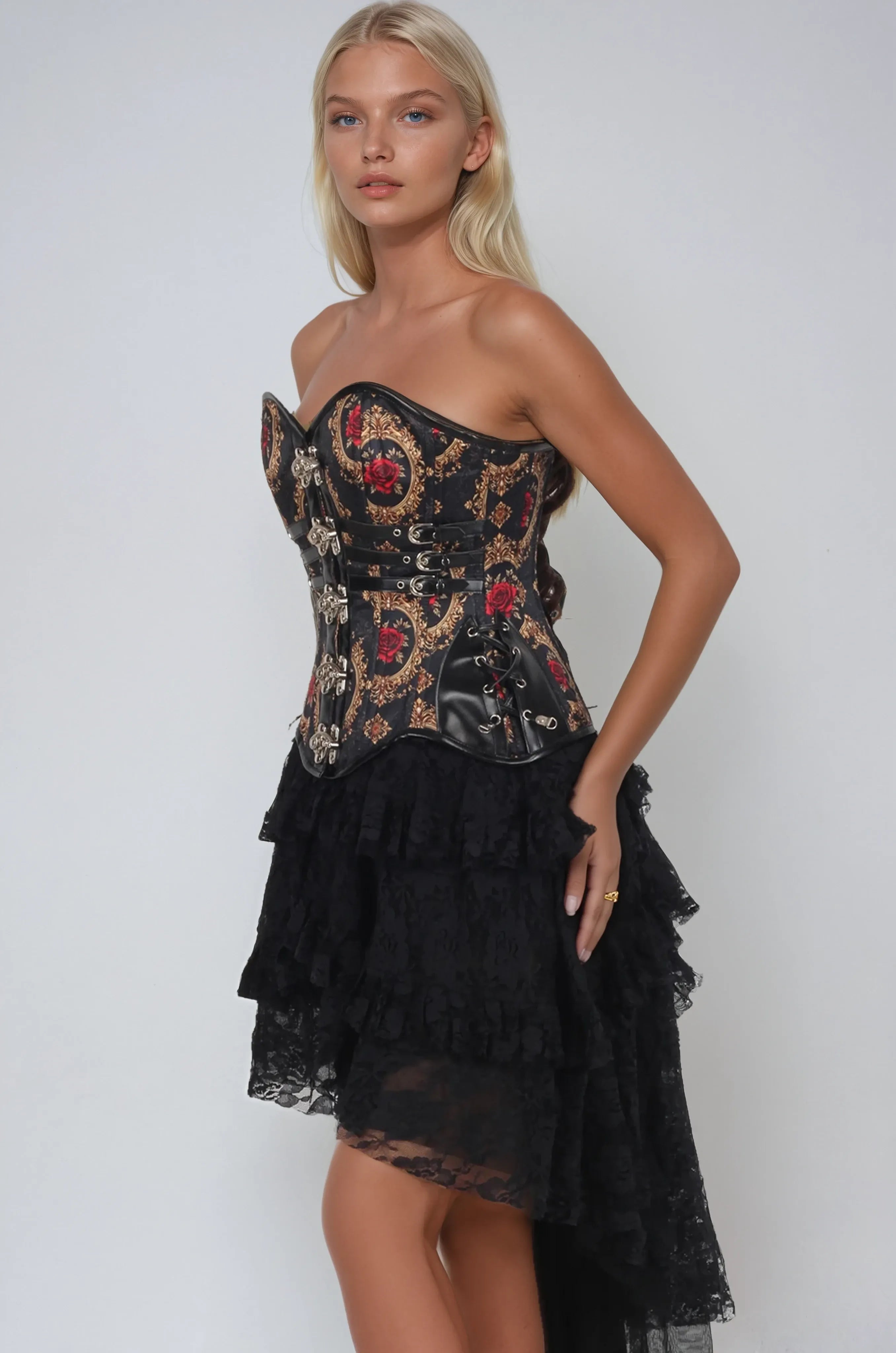 Ayden Baroque Rose Waist Trainer Corset