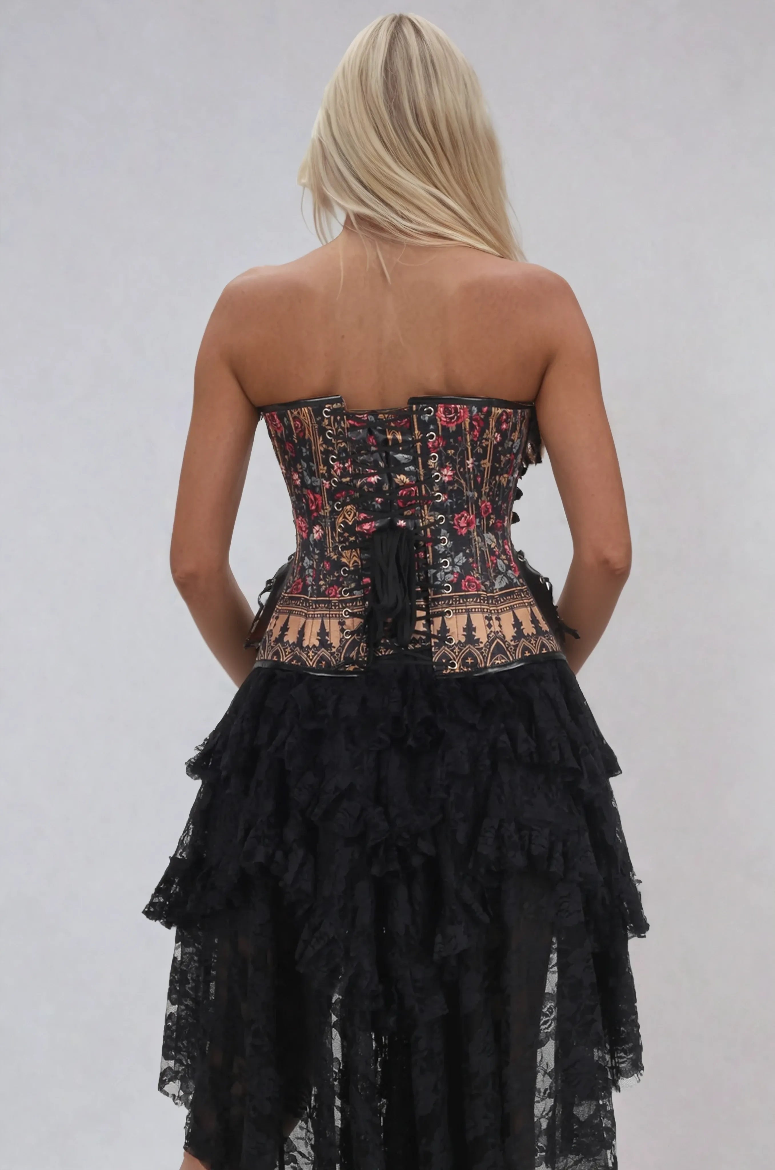 Cecil Midnight Bloom Waist Trainer Corset