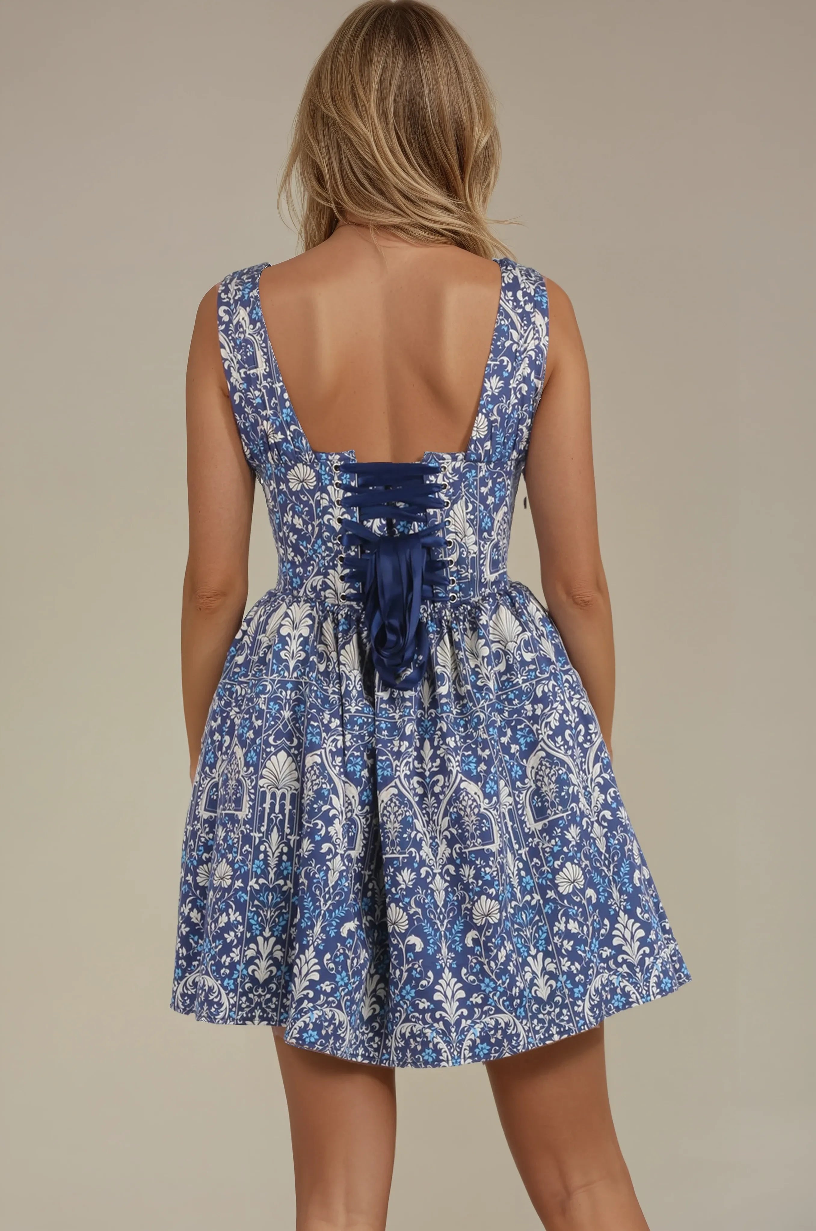 Jenny Sapphire Sanctum Fusion Corset Dress