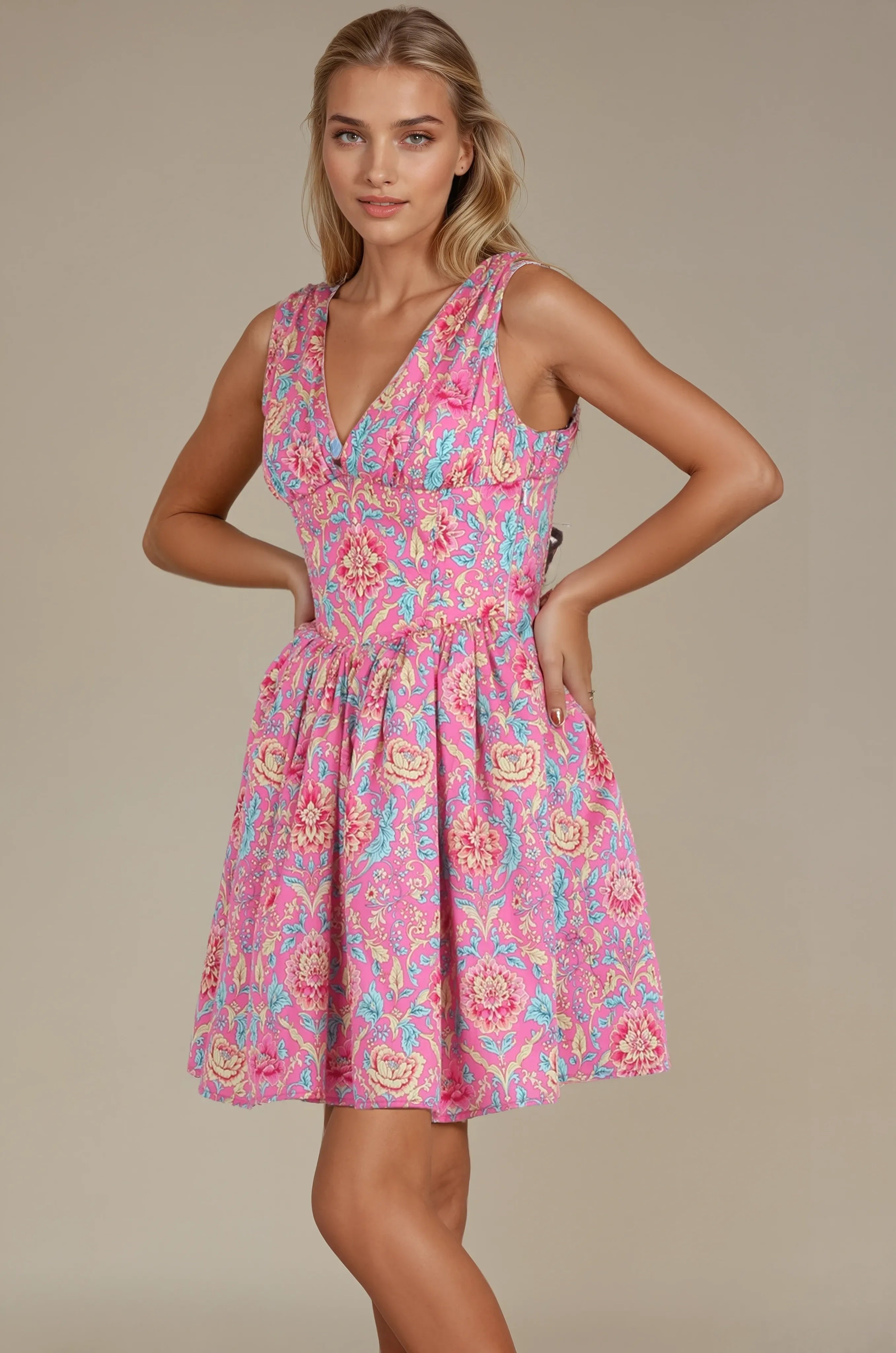 Emmett Sunset Carnival Corset Dress