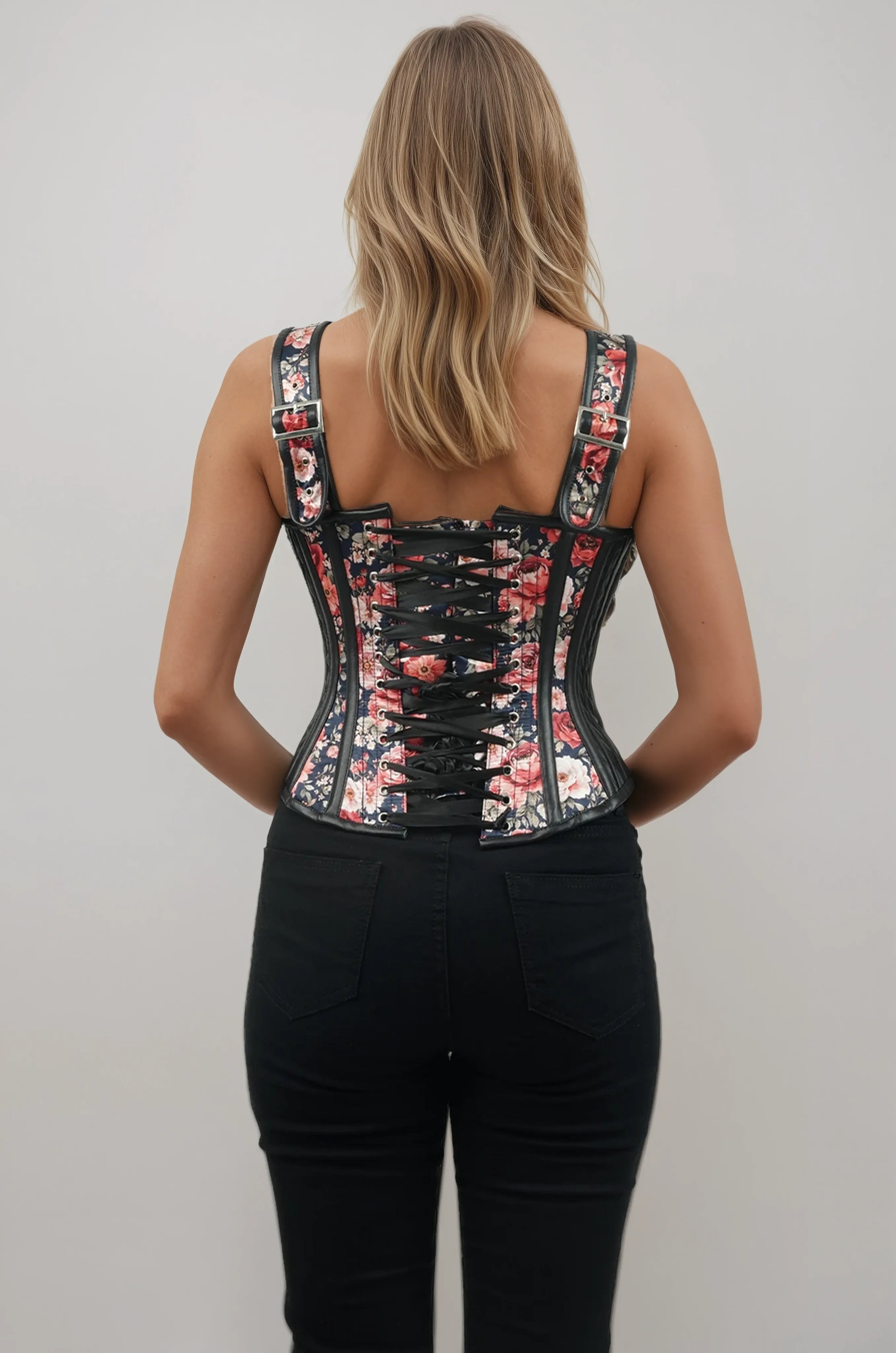 Sherilyn Midnight Rose Garden Corset