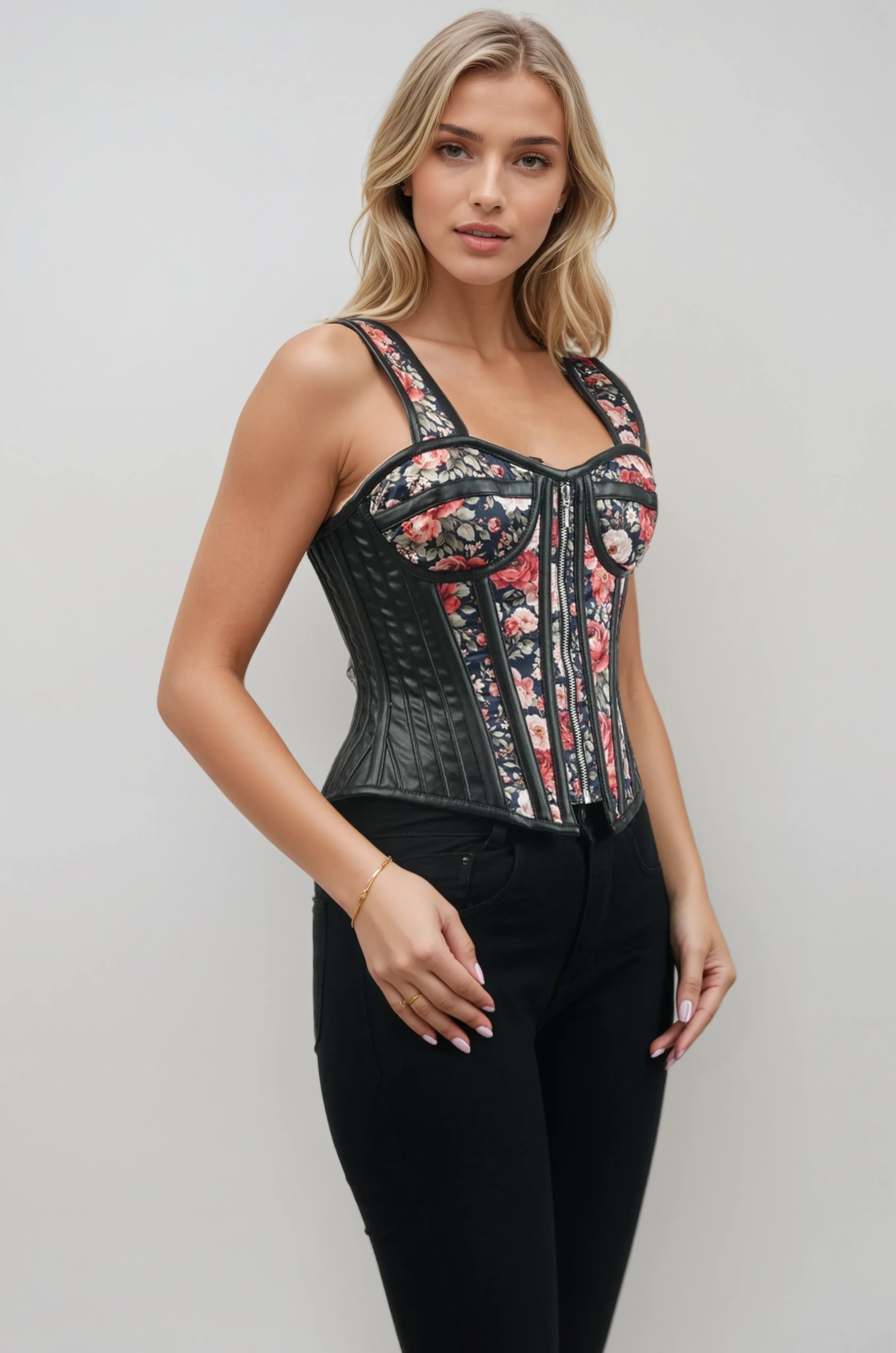 Sherilyn Midnight Rose Garden Corset
