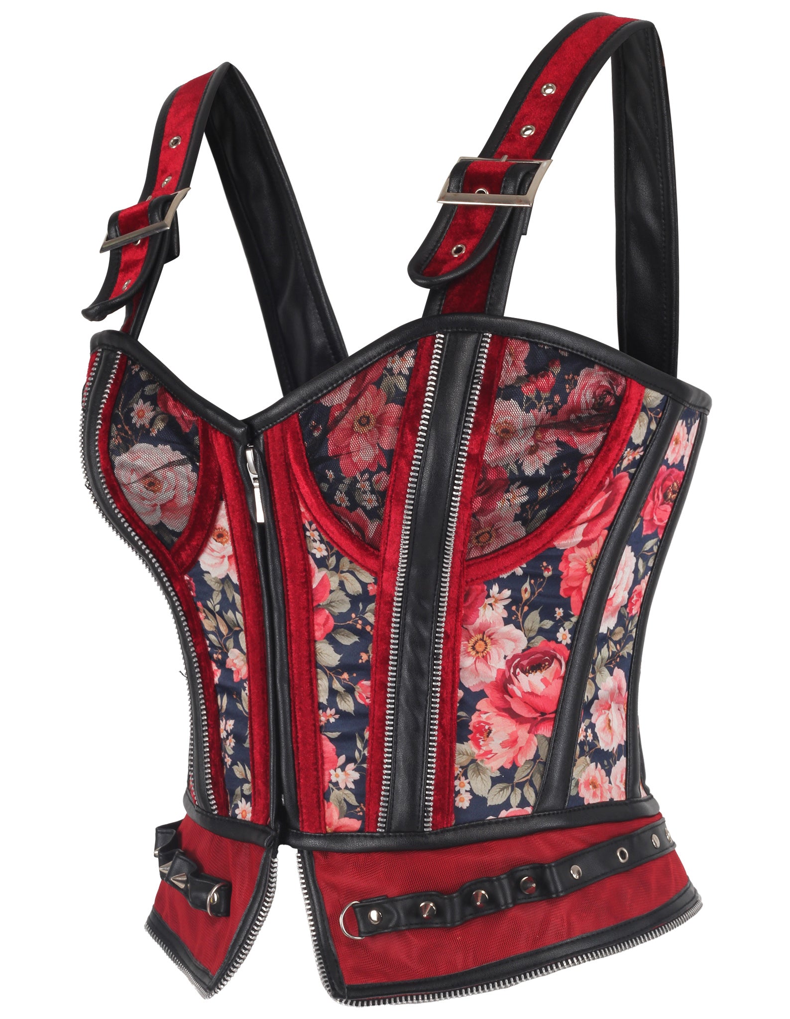 Danisha Baroque Florals and Rose Corset