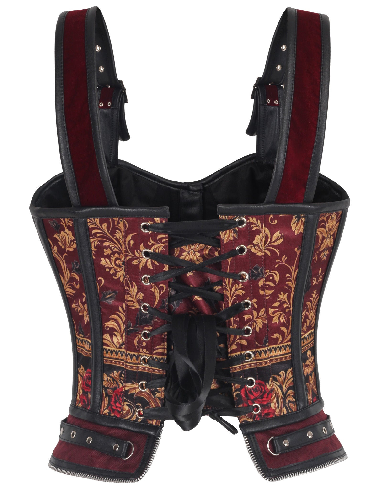 Lashawna Baroque Scrolls and Rich Floral Corset