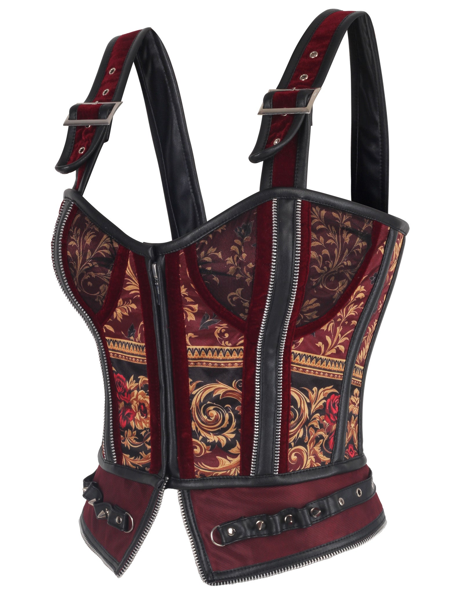 Lashawna Baroque Scrolls and Rich Floral Corset