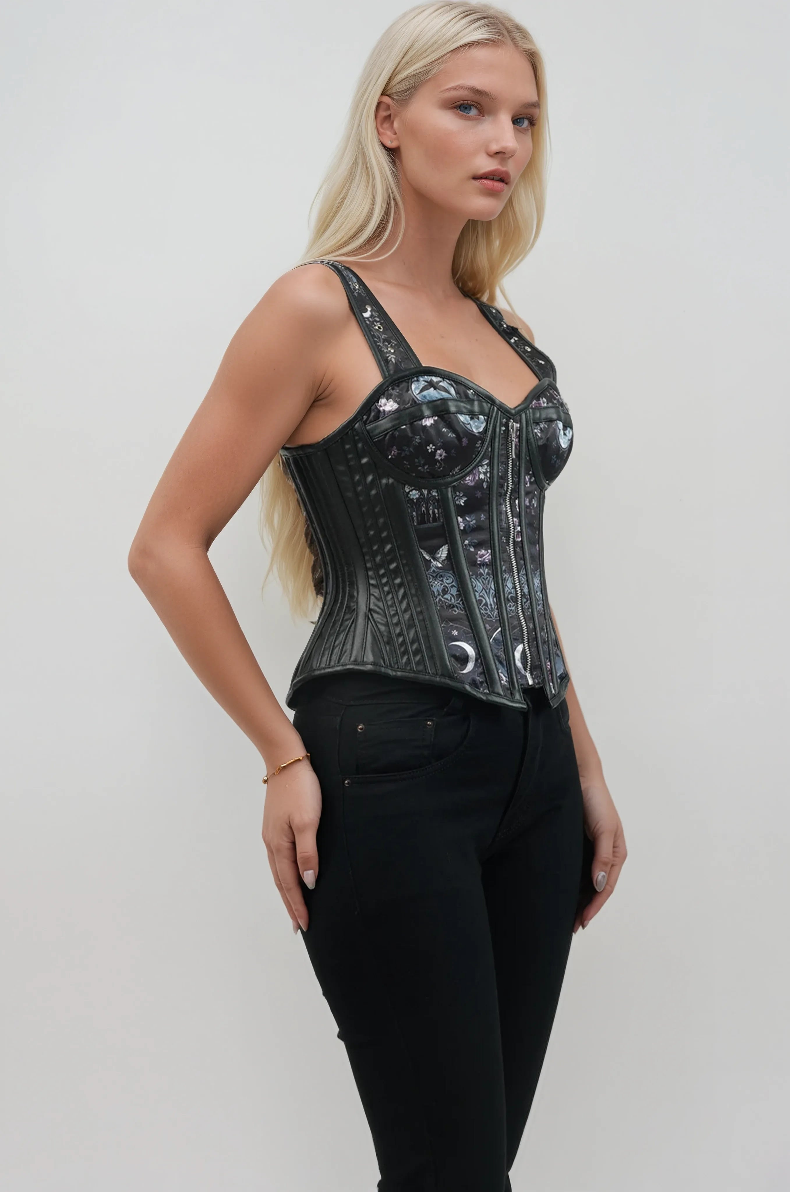 Thyme Celestial Eclipse Satin Corset