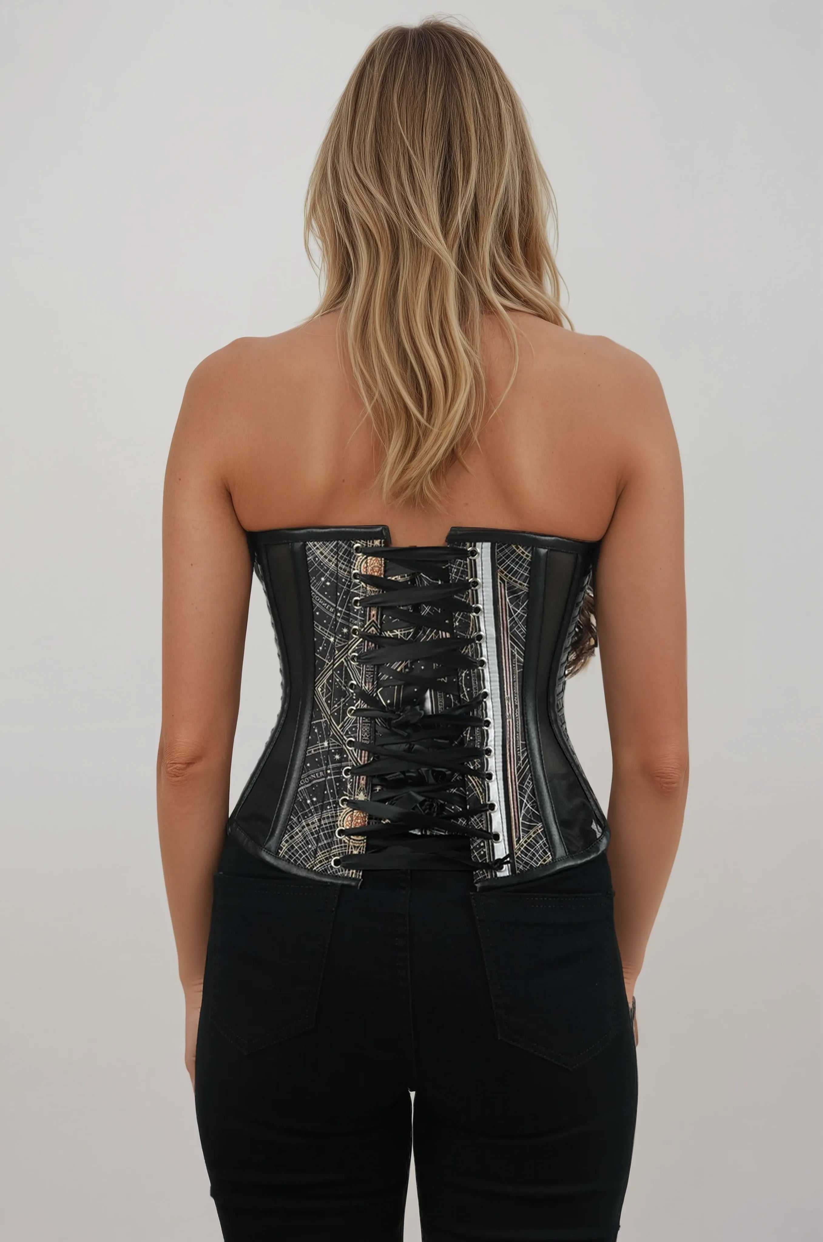 Chesleigh Celestial Geometry Overbust Corset