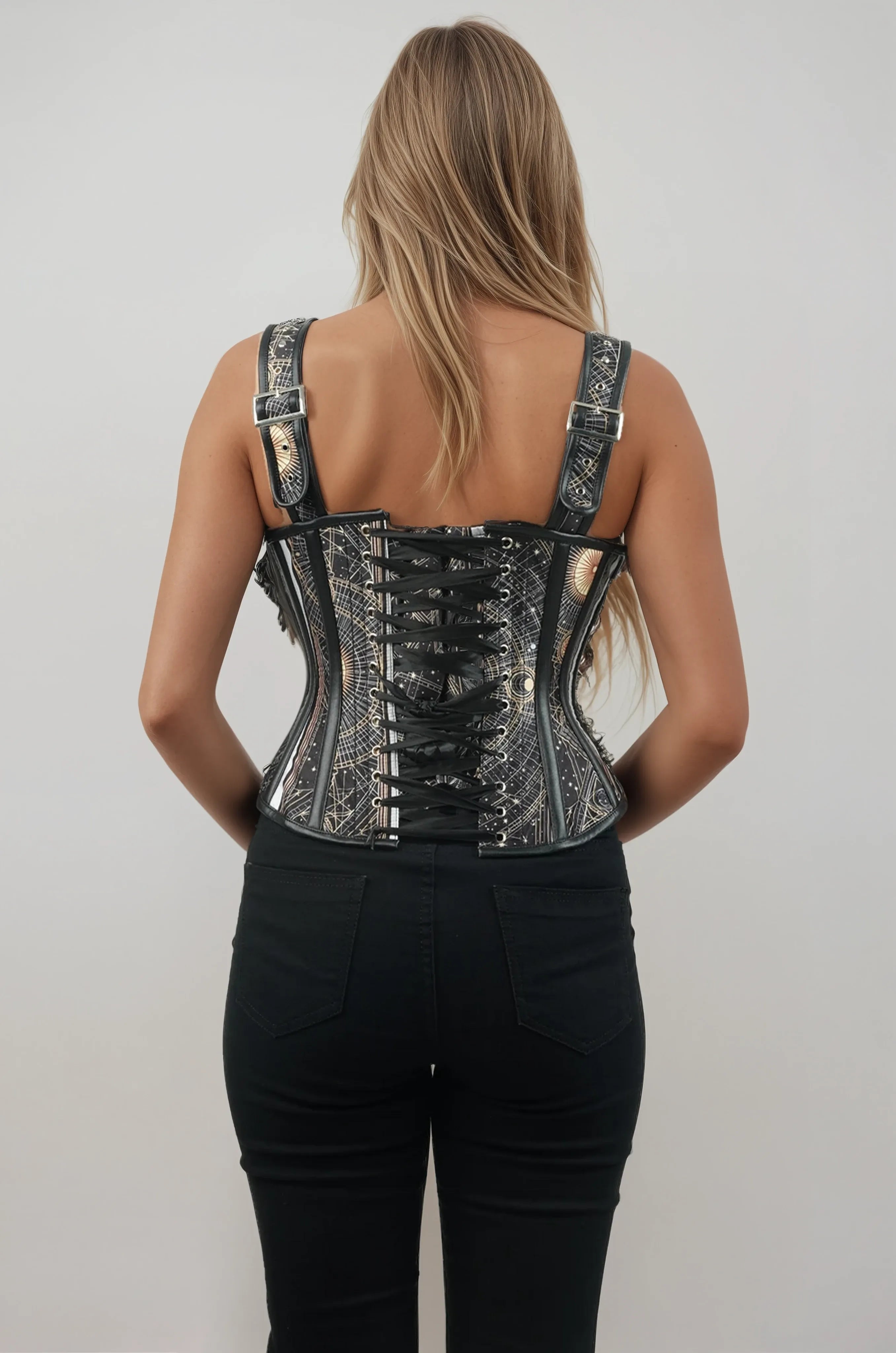 Janissa Astrological and Geometric Corset