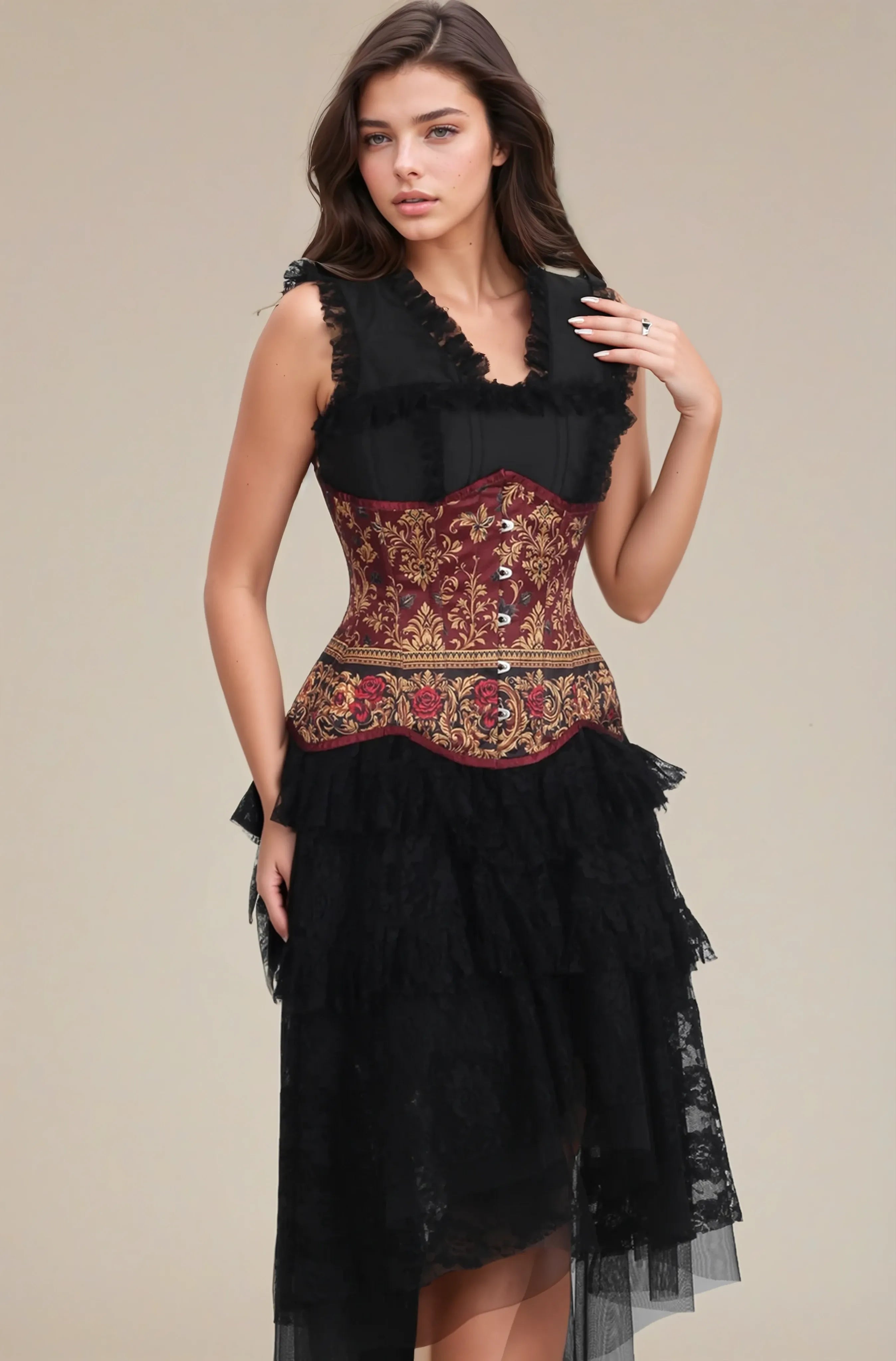 Sharon Opulent Baroque Underbust Corset